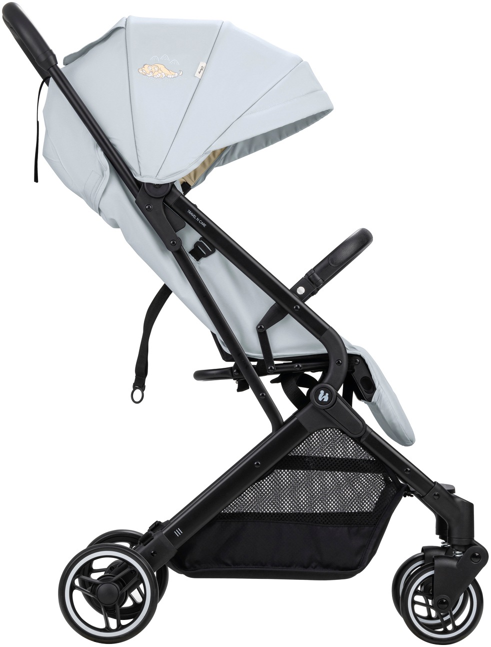 Hauck Kinder-Buggy »Travel N Care, Simba grey«, 25 kg, leicht; bis 22 kg belastbar; inkl. Schulter-Tragegrut