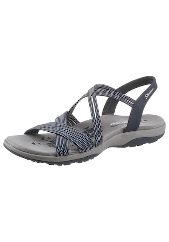 Skechers Sandale »REGGAE SLIM TURN IT UP«, mit elastischen Riemchen kaufen