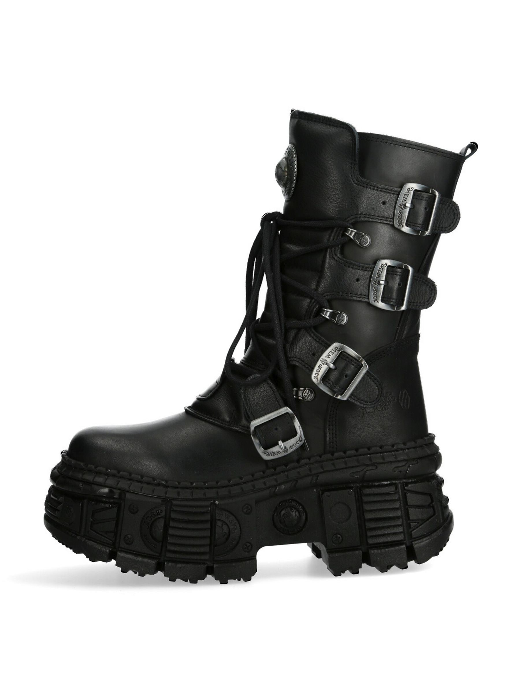 NEW ROCK Ankleboots »Plateau Boots WALL373-S5«  Handgefertigt, Made in Spain