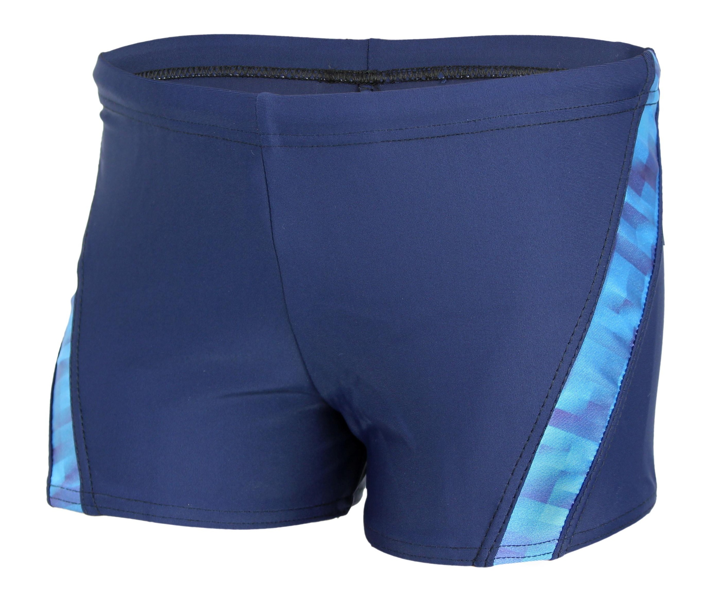 AQUARTI Badehose »Badehose Jungen Schwimmhose Kontrastfarbige Einsätze«