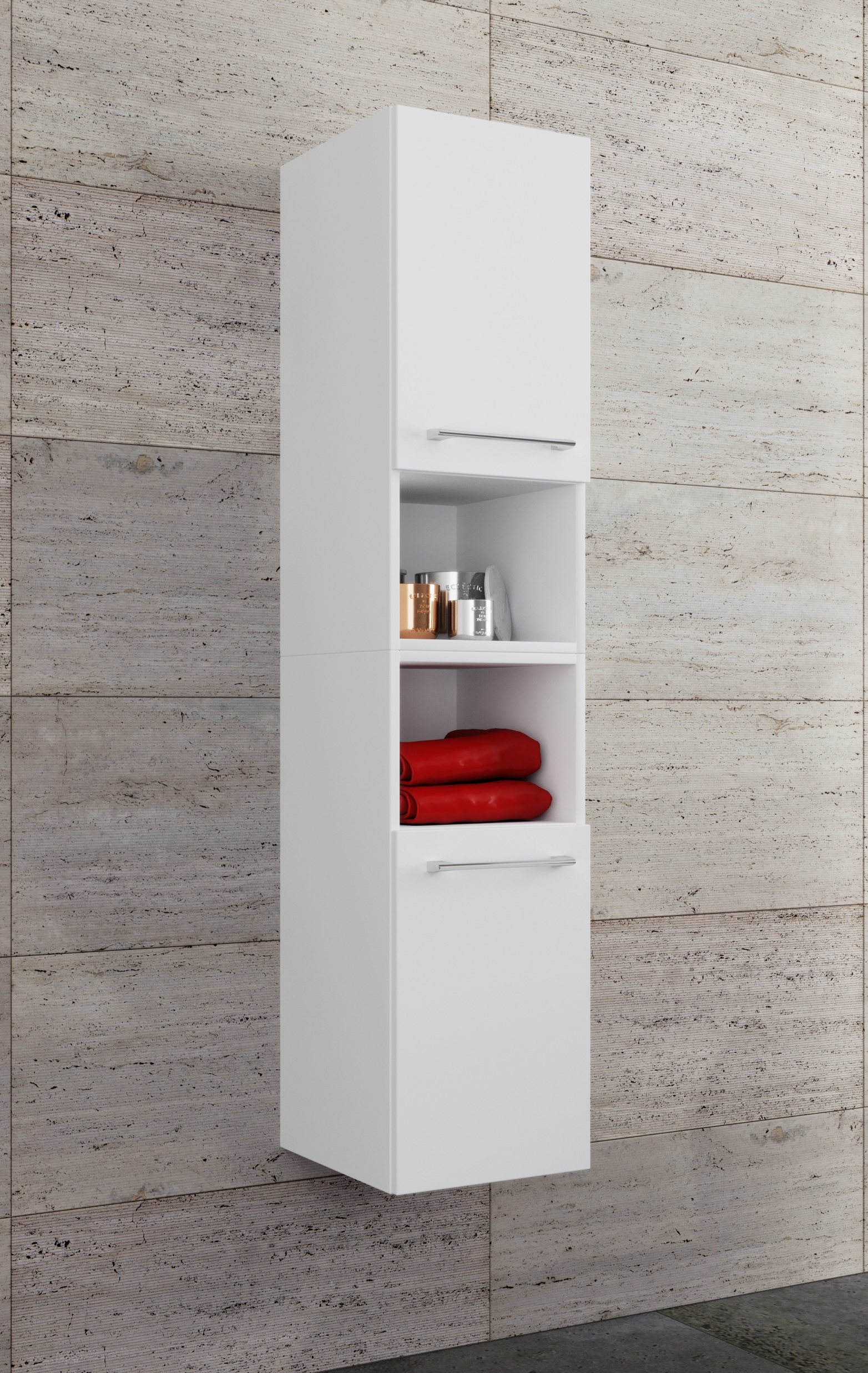 VCM Hochschrank »Holz Badmöbel Bad Hochschrank Badschrank Badinos«
