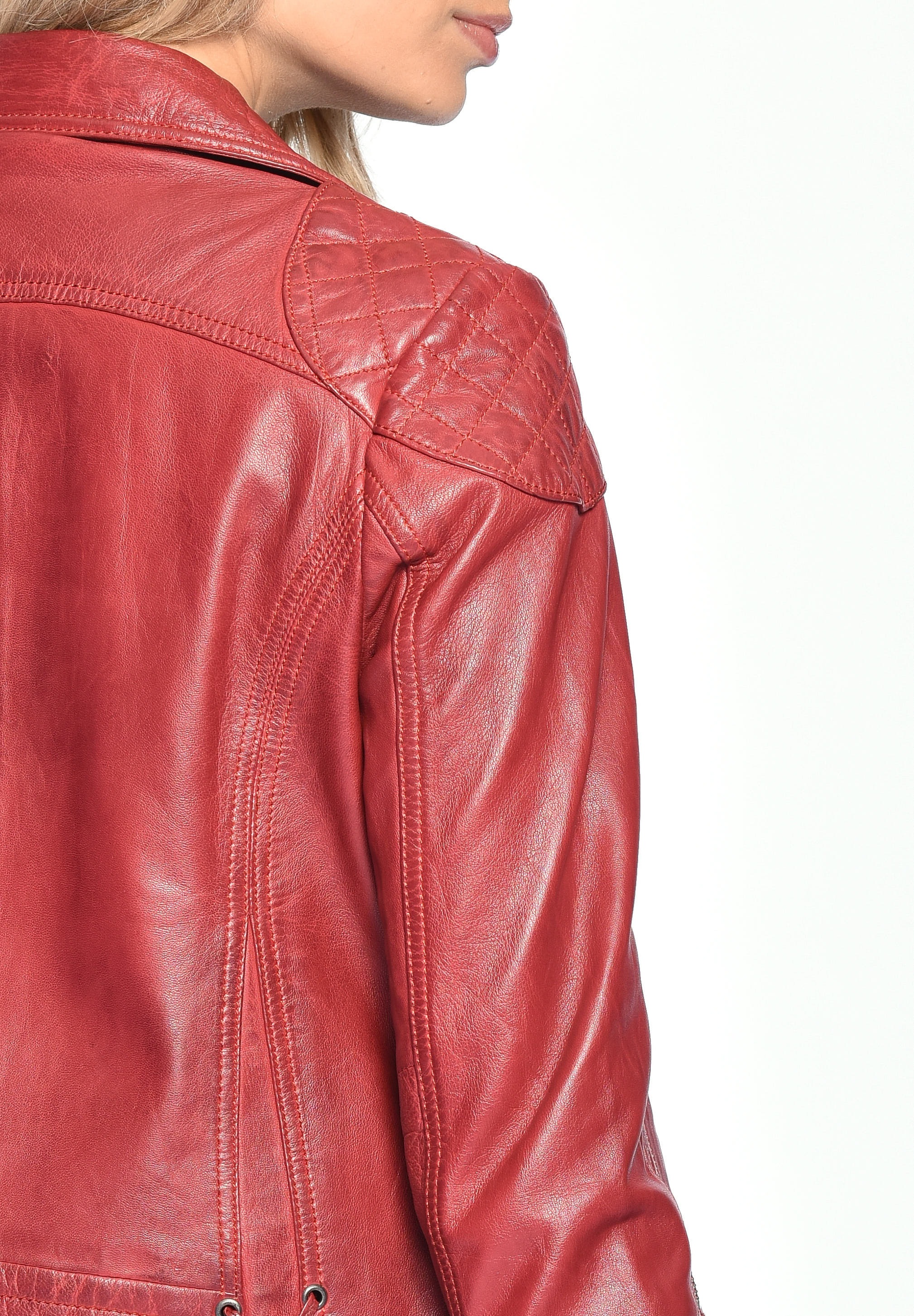 Maze Bikerjacke »Lederjacke Ibiza«