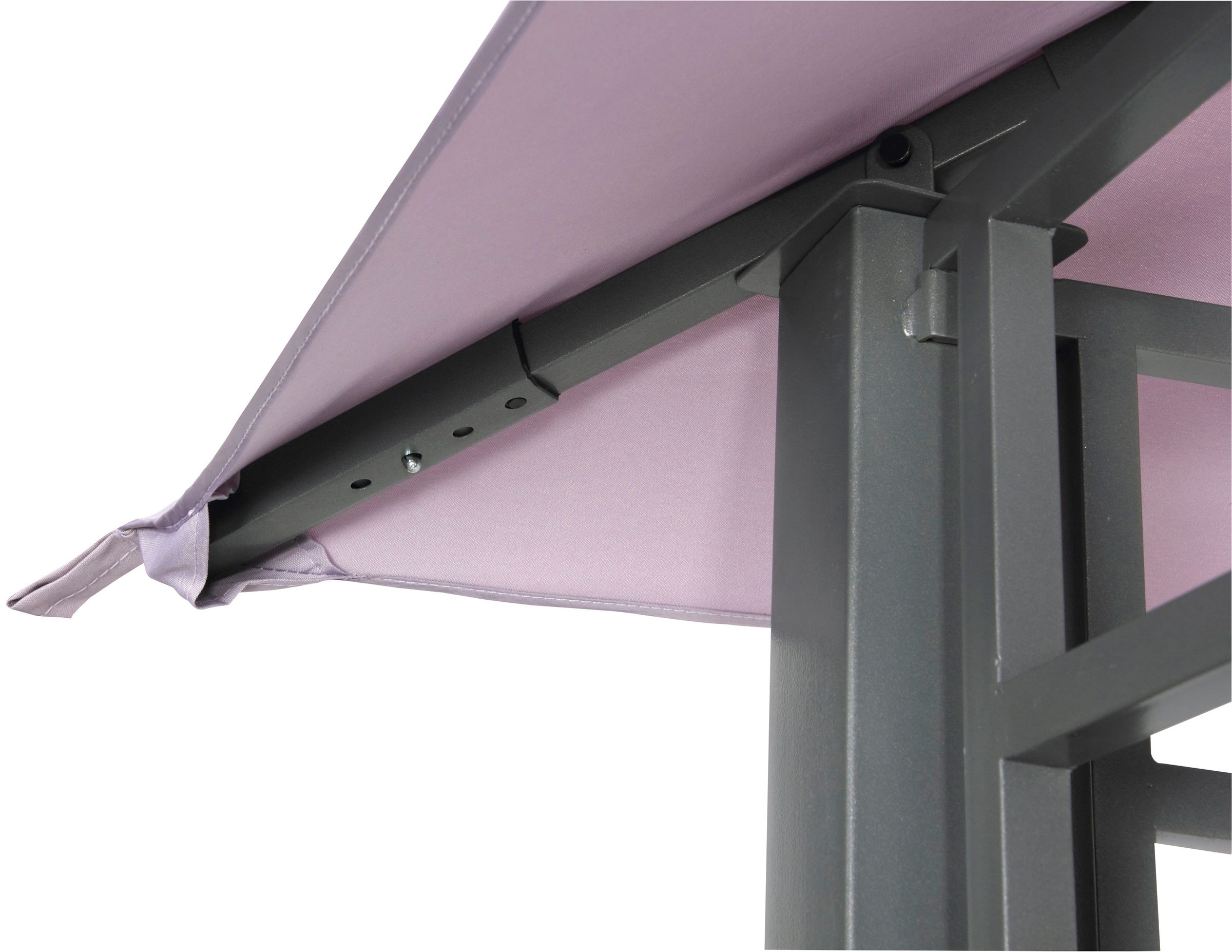 Tepro Pavillon »Lehua«, BxTxH: 330x330x285 cm, Seitenteil als Markise ausklappbar