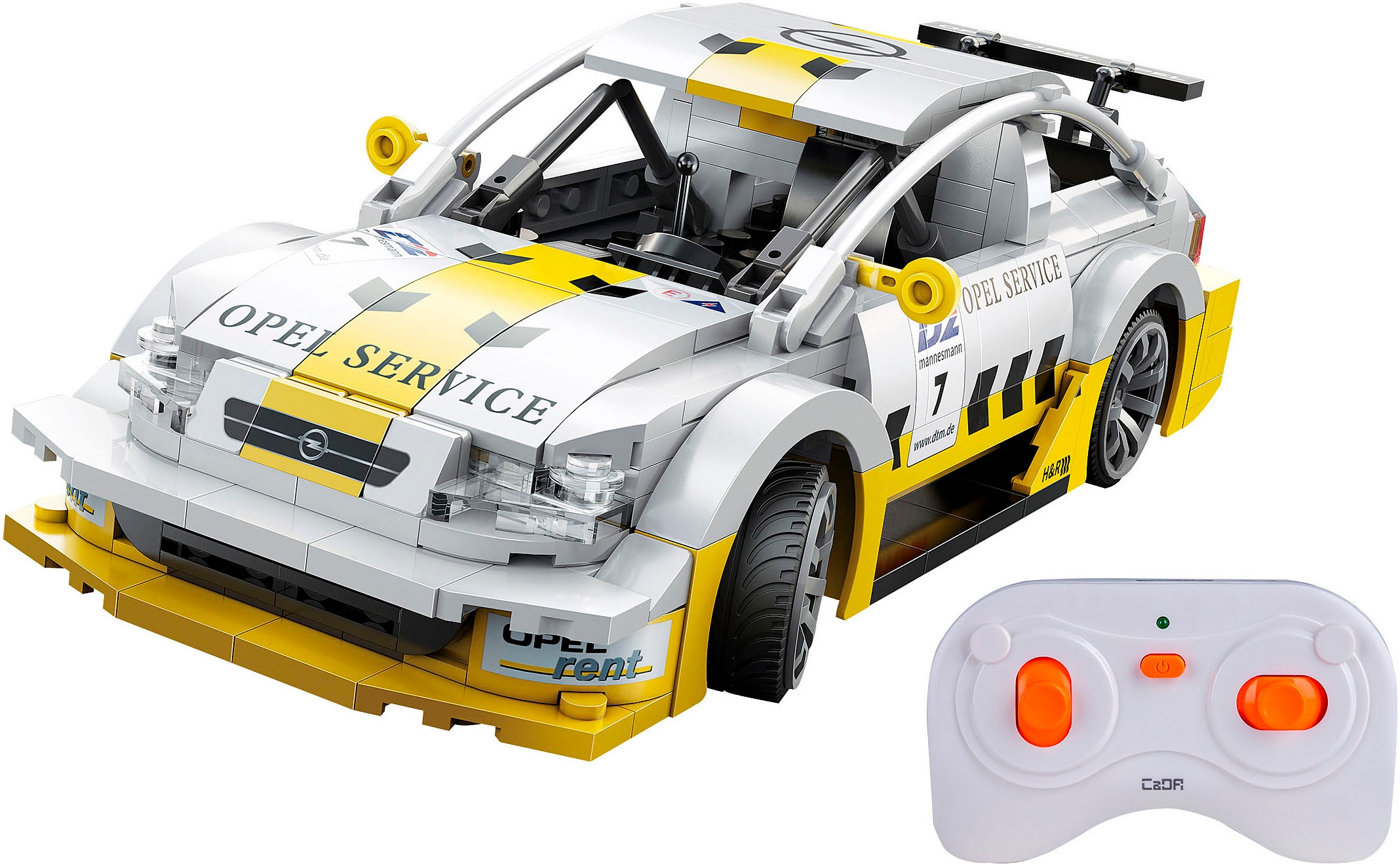 Jamara RC-Auto »CaDA, Opel Astra V8 Coupe 1:20 weiß 2,4GHz Bricks«