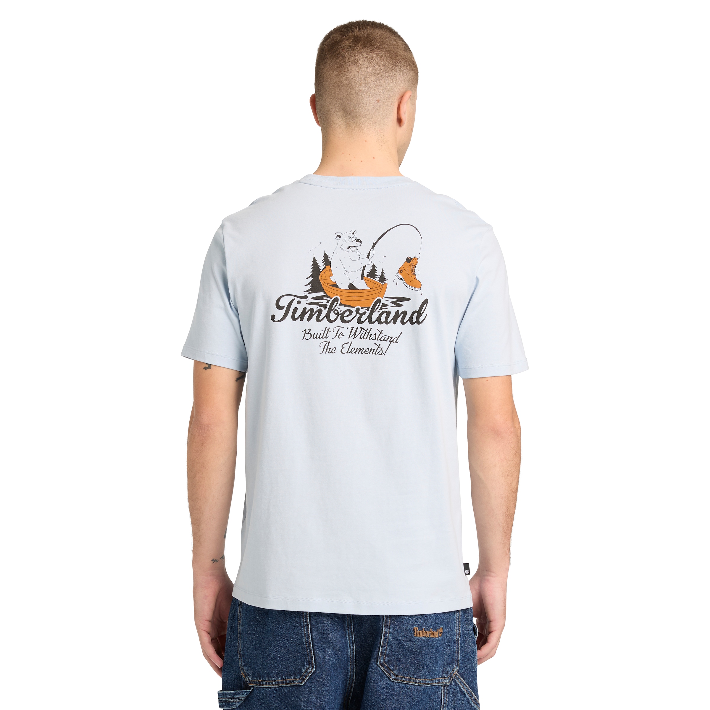 Timberland T-Shirt »Bear Graphic ShortSleeve Tee« bequeme Passform, Kurzarmdesign, für Sportmode und Outdoormode