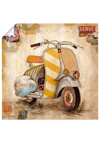 Artland Wandbild »Drum herum I«, Motorräder & Roller, (1 St.), in vielen Größen &... kaufen