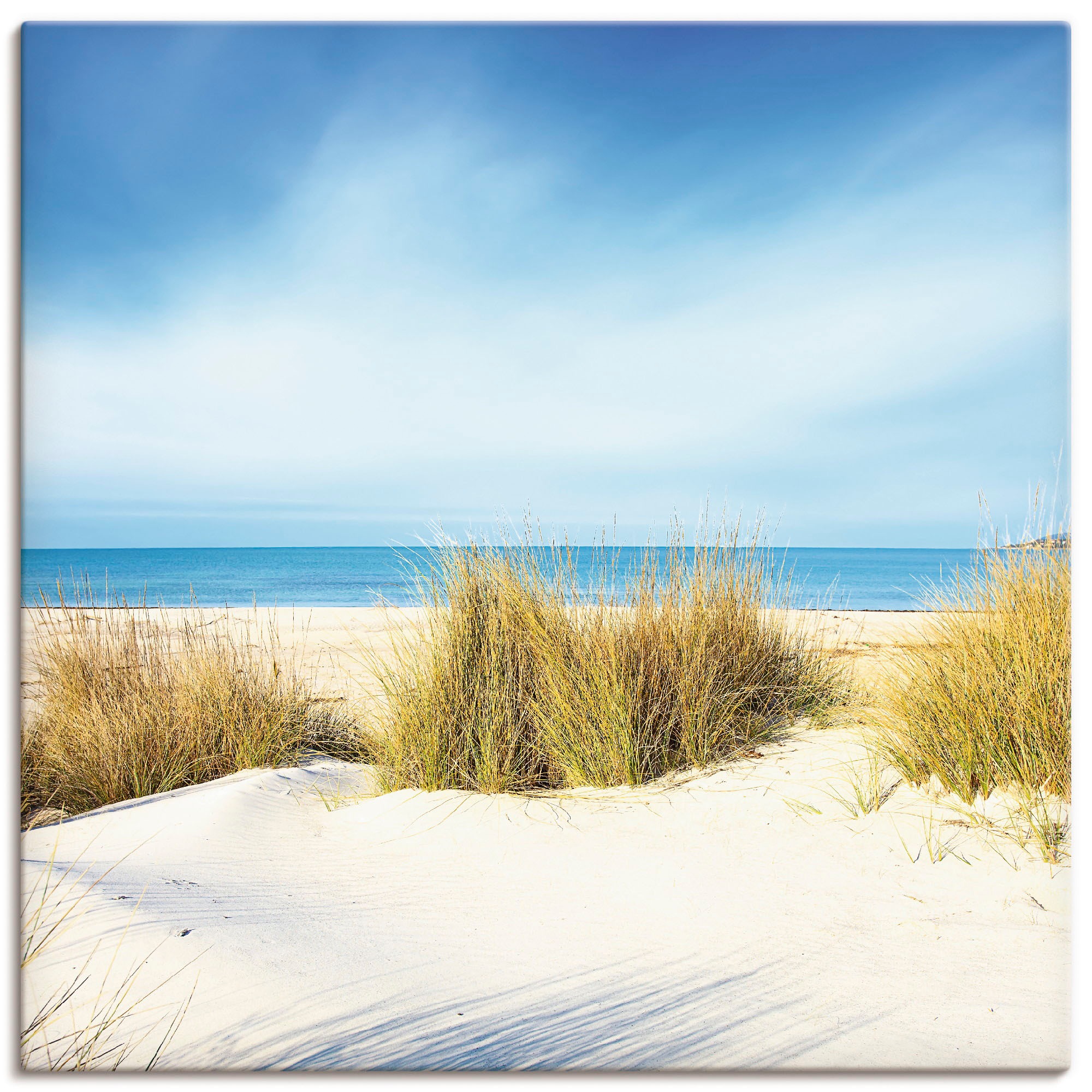 Artland Wandbild »Gras auf Sanddünen«, oder als online Wandaufkleber OTTO Strand, versch. Alubild, Poster St.), in (1 Leinwandbild, Größen bei
