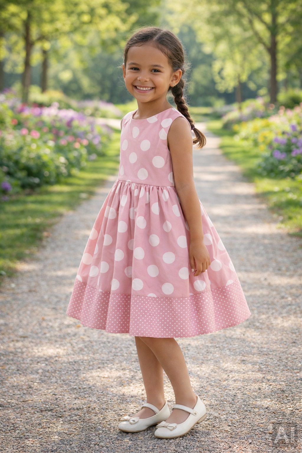 happy girls Sommerkleid mit Knopfleiste im Rücken