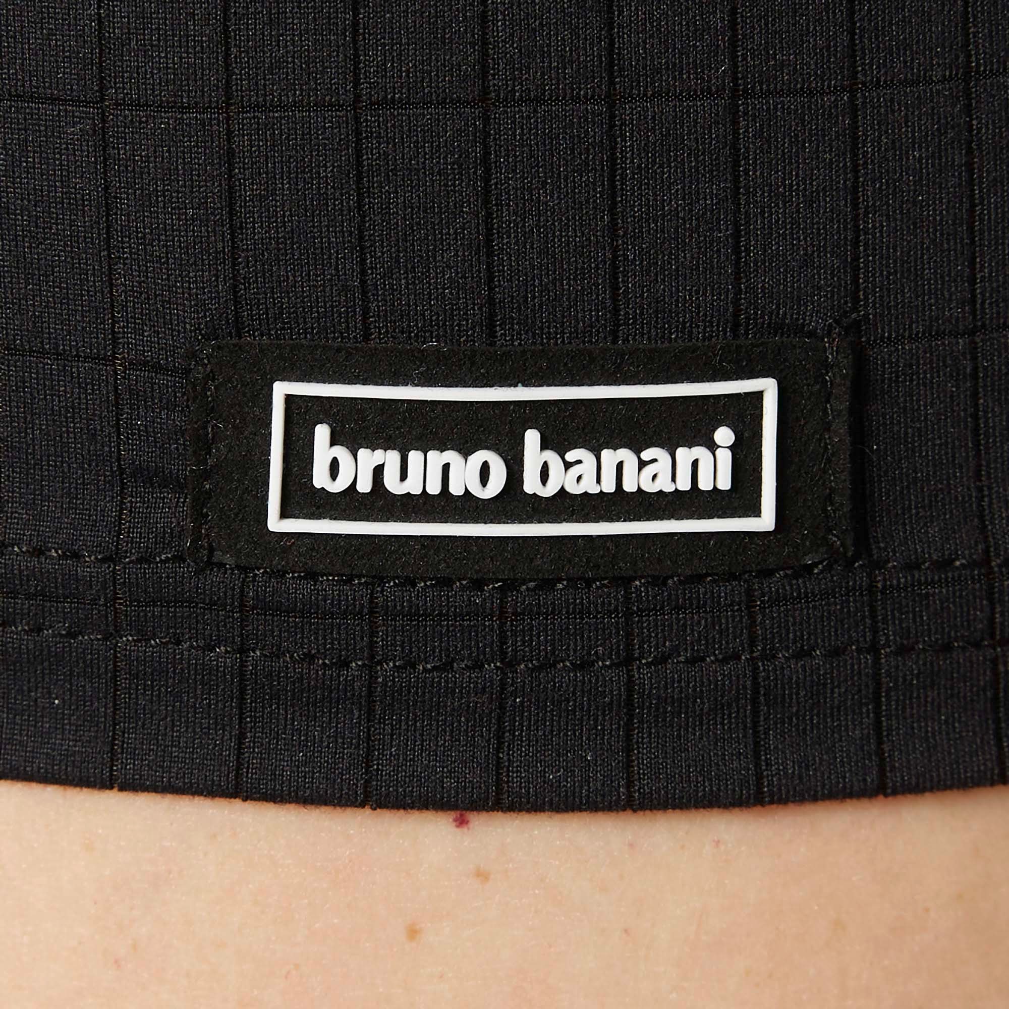 Bruno Banani Rundhalsshirt »CHECK LINE 2.0« hüftbedeckend, elastisch