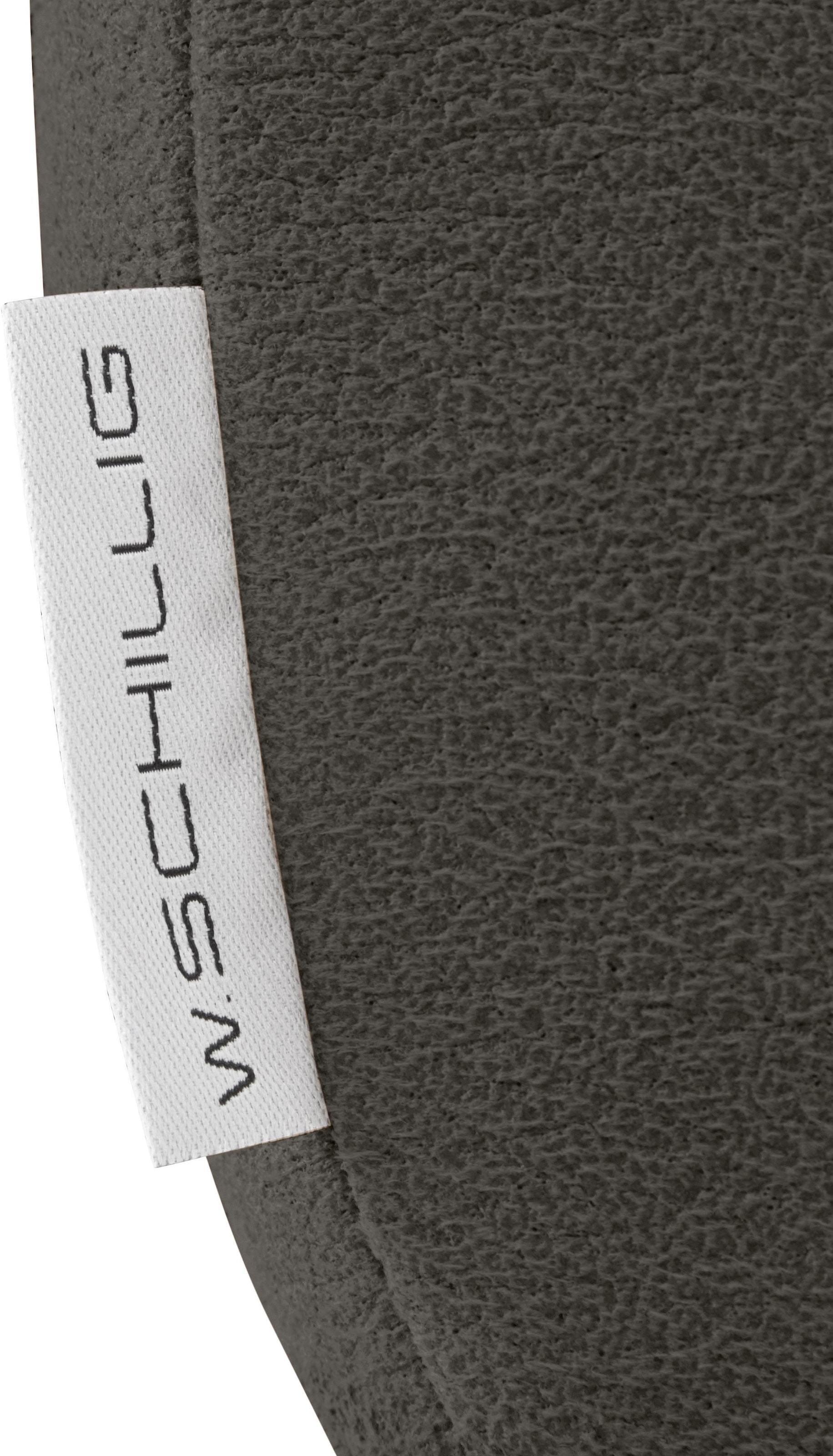 W.SCHILLIG 2,5-Sitzer »enjoy&MORE«, Sitztiefenverstellung, Füße schwarz pulverbeschichtet, Breite 232 cm