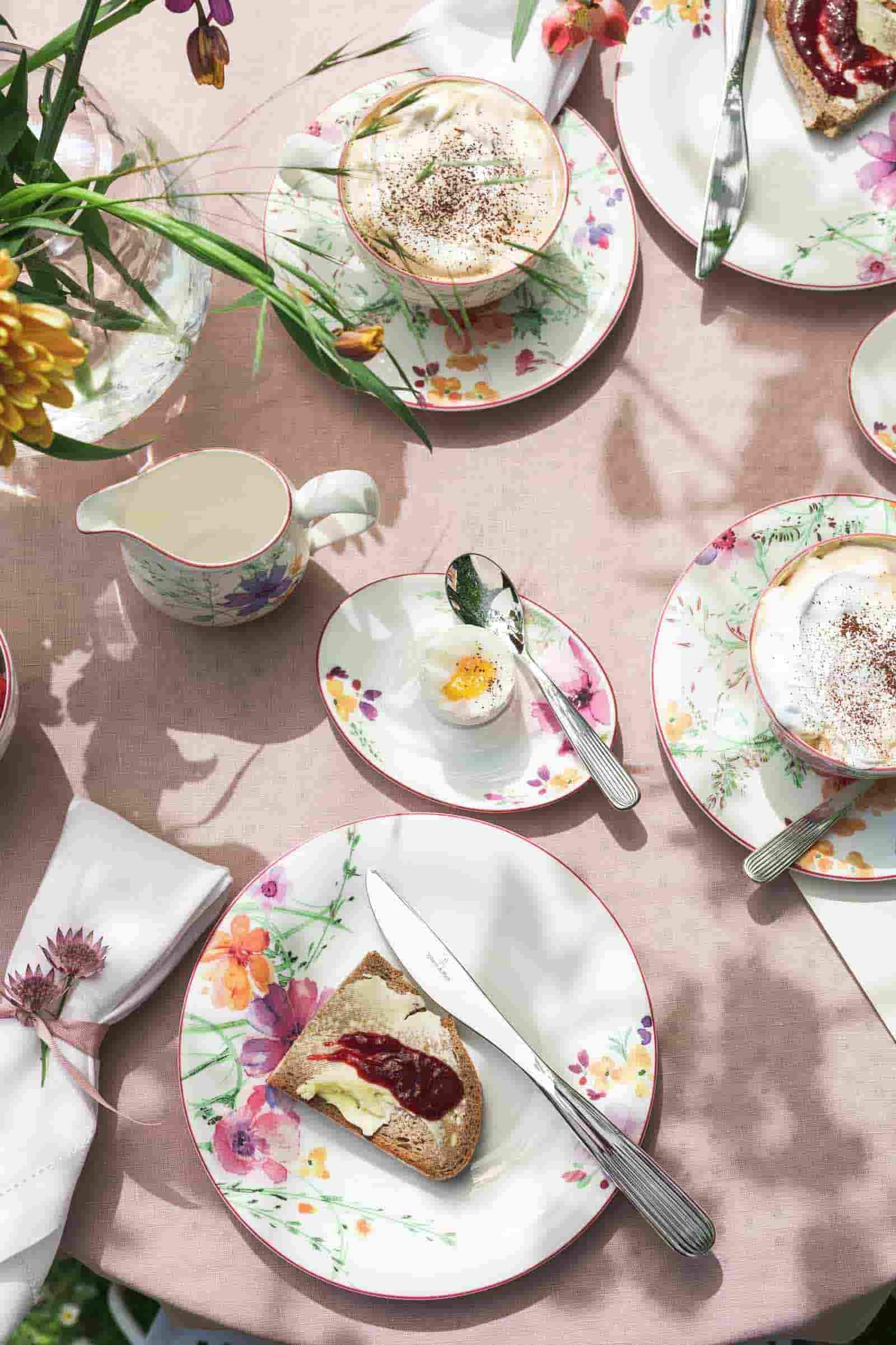 Villeroy & Boch Eierbecher »Eierbecher Mariefleur Basic bunt« Spülmaschinengeeignet, Mikrowellenfest