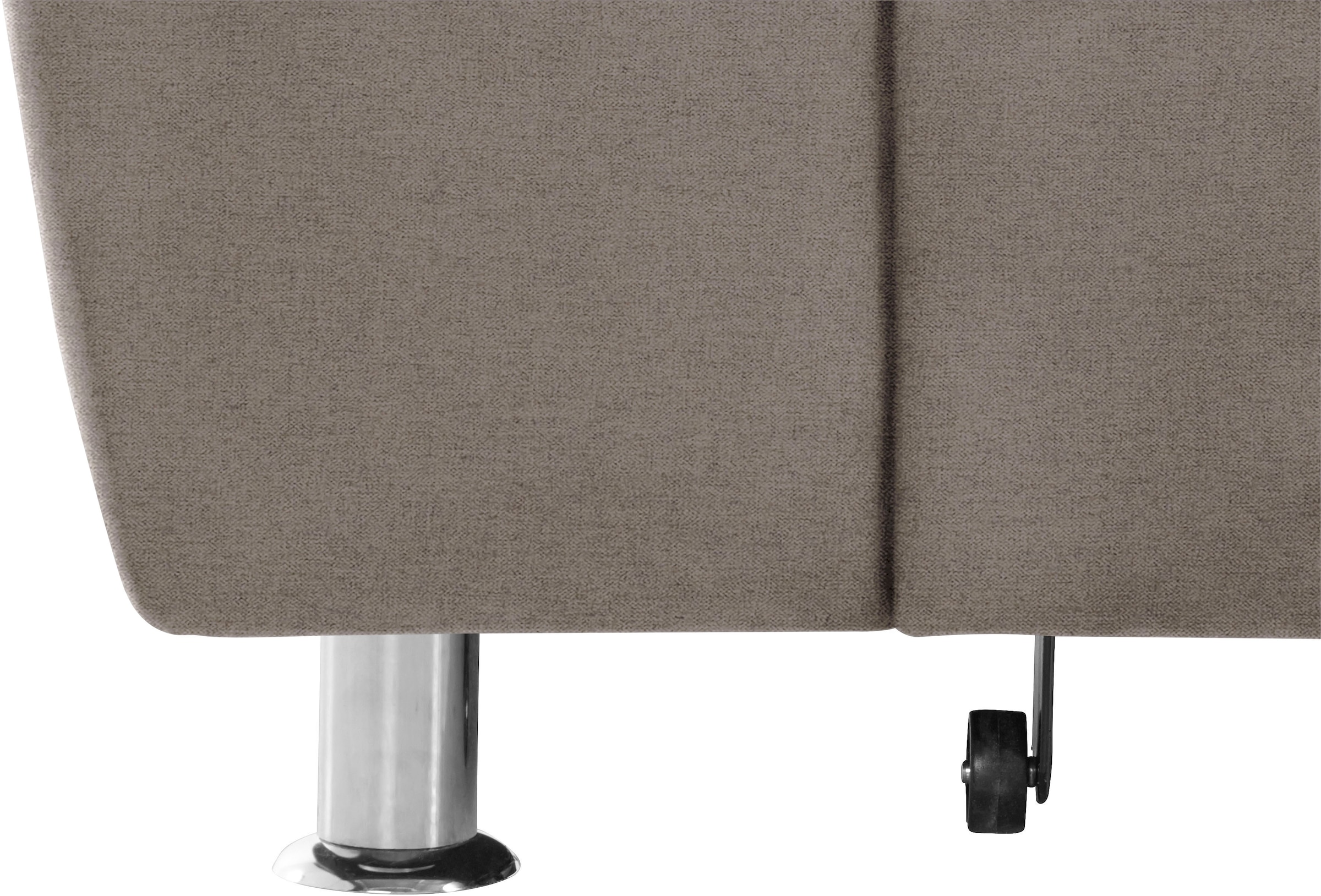 DOMO collection Ecksofa »Franzi L-Form«, wahlweise mit Kopfteilverstellung (dann Breite: 275 cm)