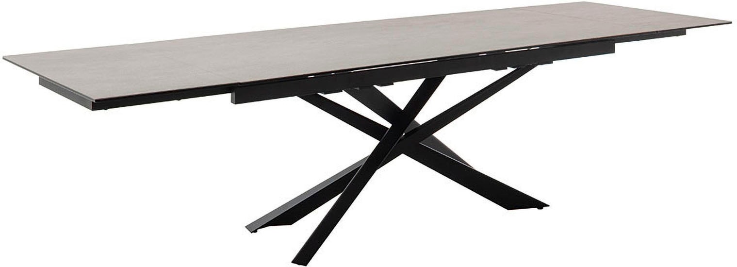 MCA furniture Esstisch »TESERO Auszugtisch 200-300 cm«, (Einzelstück), Keramik,Metall,Marmor-Optik,ausziehbar,belastbar 100kg,10-12 Pers.