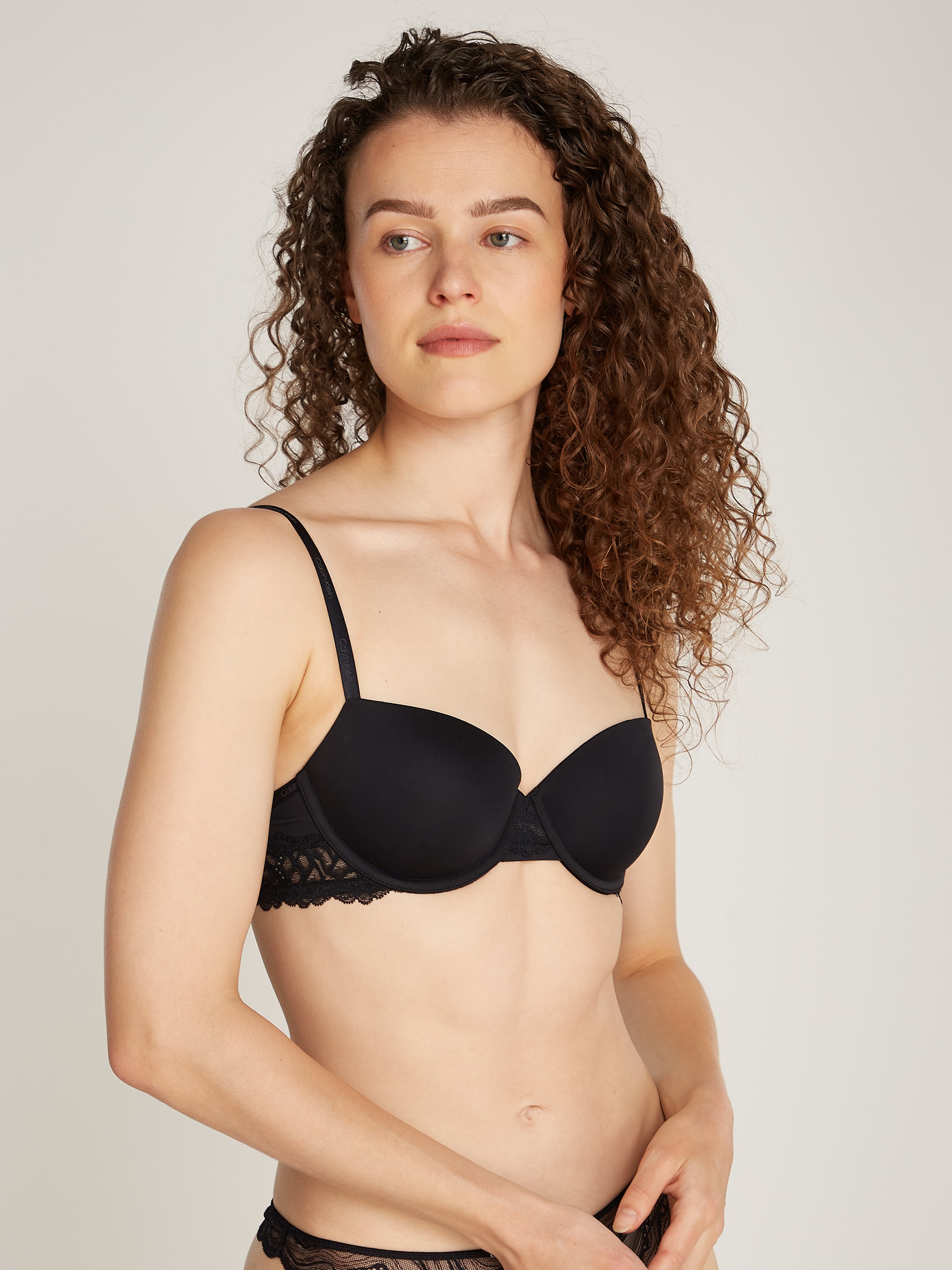 Calvin Klein Underwear Balconnet-BH »LIGHTLY LINED BALCONETTE«, mit Spitzeneinsatz