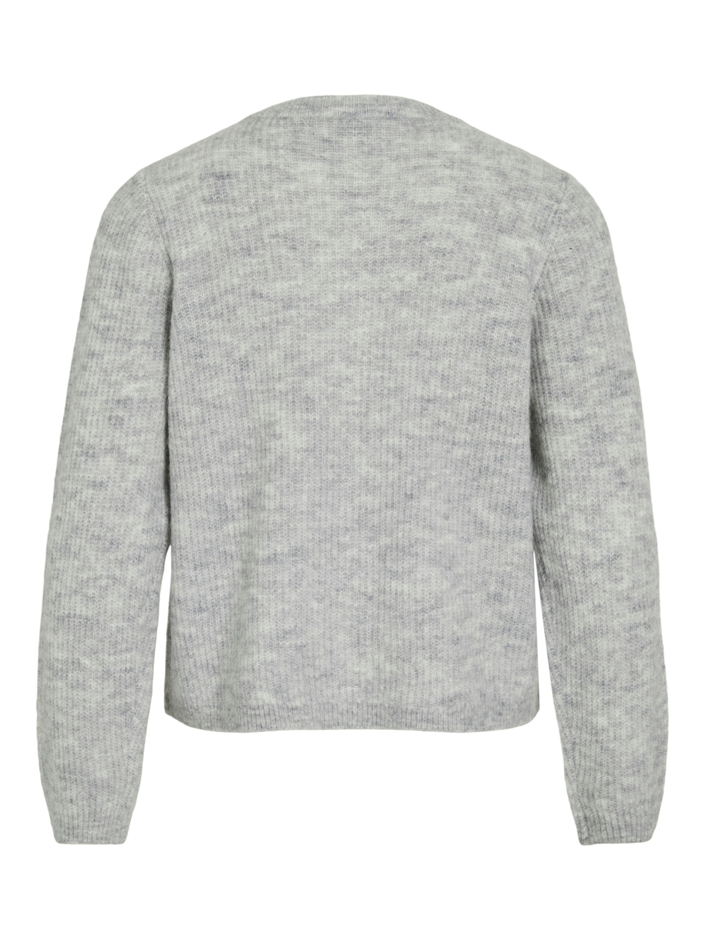 Vila Strickjacke »VILORY O-NECK L/S KNIT CARDIGAN-NOOS« Materialmix, regular fit