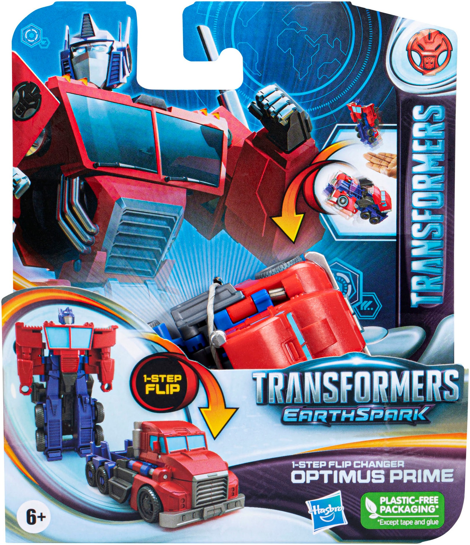 Hasbro Actionfigur »Transformers EarthSpark, 1-Step Flip Changer Optimus Prime«