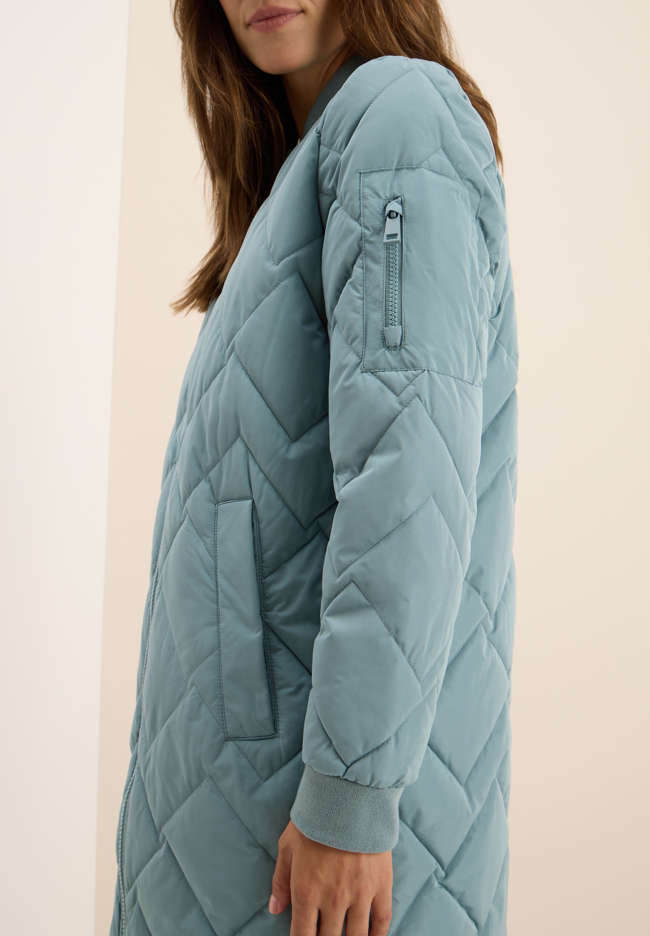 Cecil Steppmantel, leicht gefüttert, Stepp-Blouson