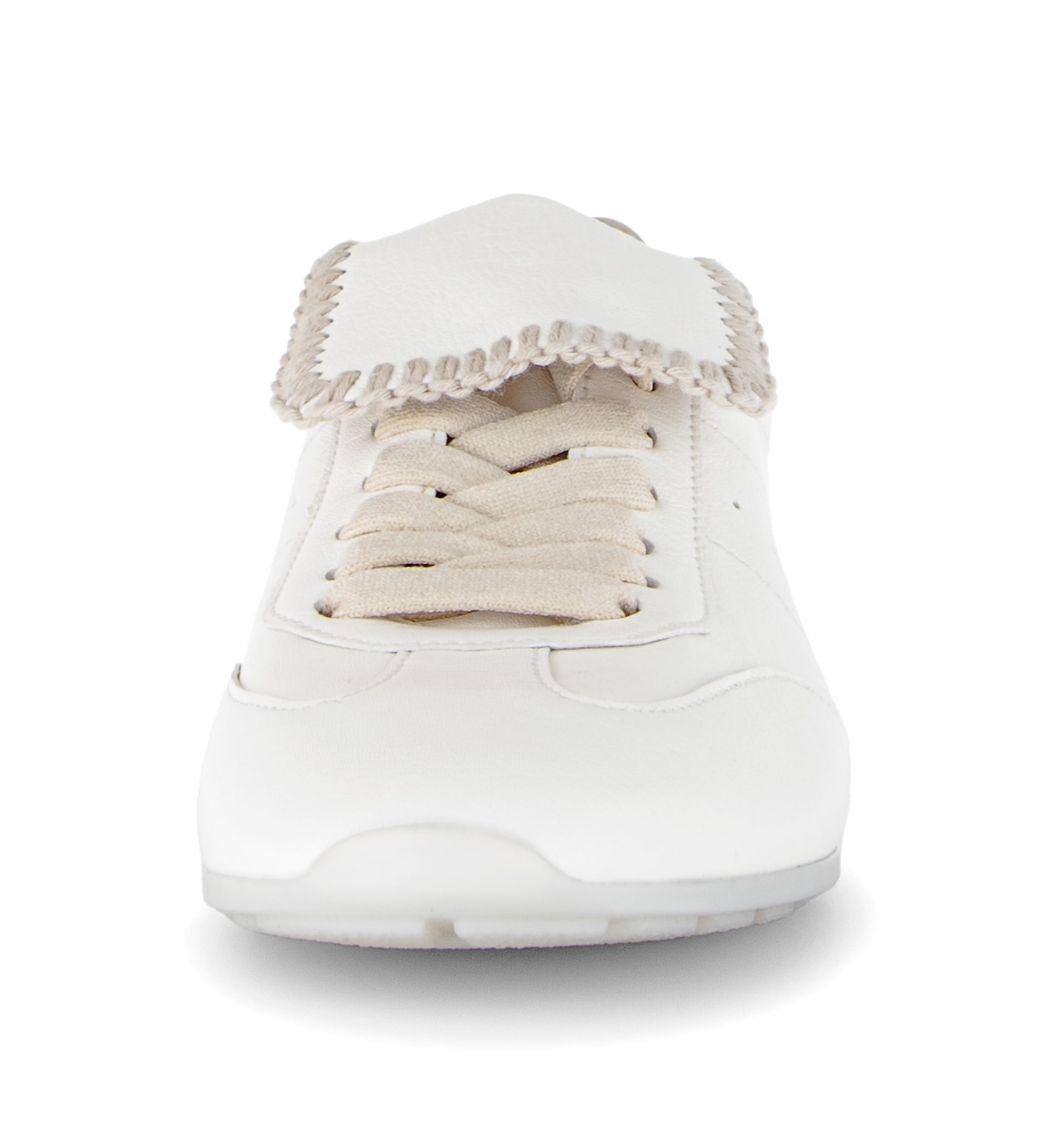 Gabor Sneaker  Freizeitschuh, Halbschuh, Schnürer mit Ziernähten und Kontrastbesatz