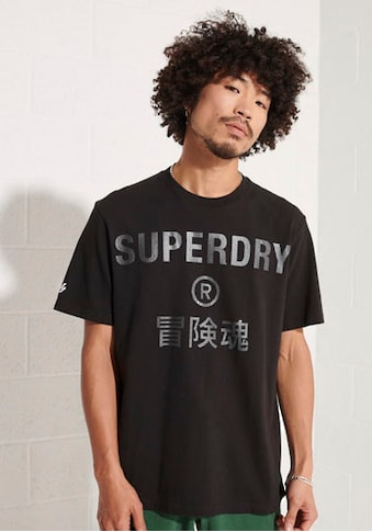 Superdry T-Shirt »CORPORATE LOGO FOIL TEE« kaufen