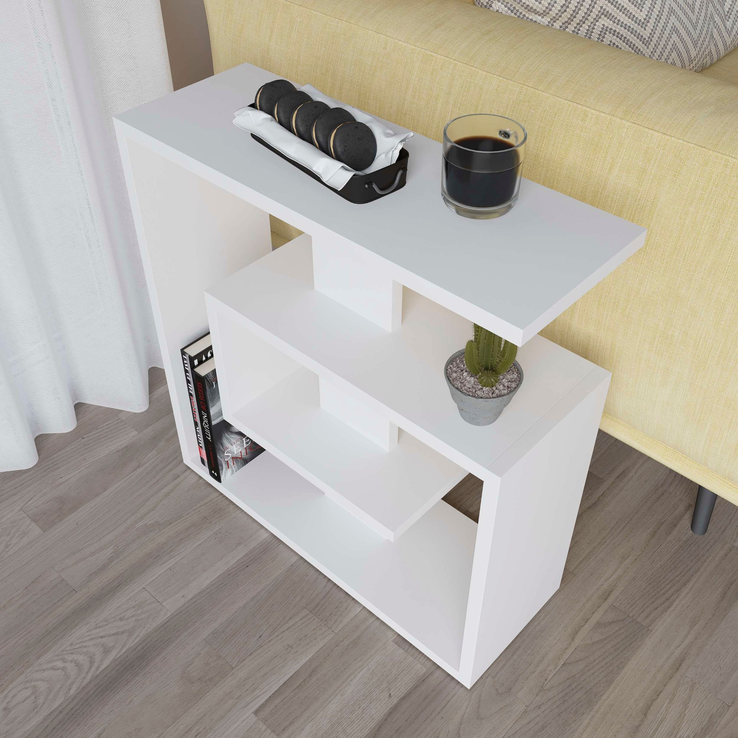 Decortie Beistelltisch »SALY BEISTELLTISCH«, (Packung, 1 St.), Leichte Montage, Lagerung, Platzsparend