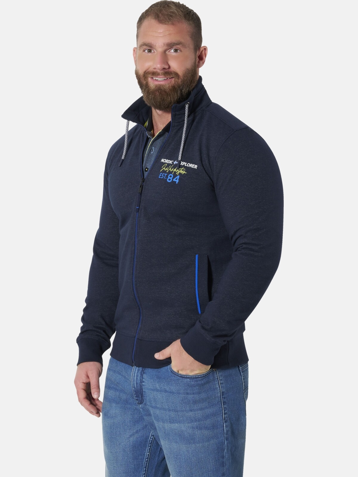 Jan Vanderstorm Sweatjacke »Sweatjacke YORIN«