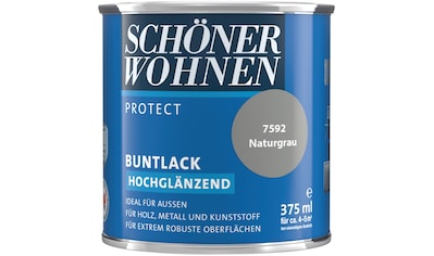 SCHÖNER WOHNEN-Kollektion Lack »Protect«, (1), hochglänzend, 375 ml, naturgrau kaufen