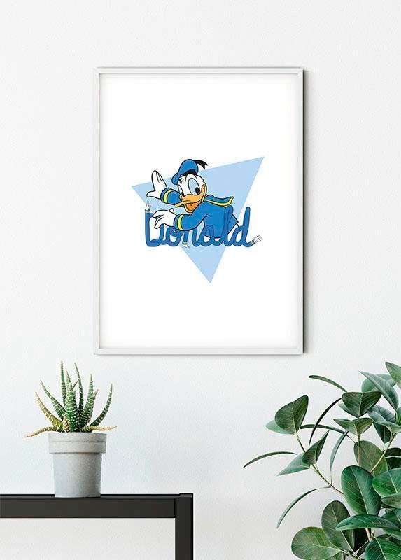Komar Poster St.), »Donald (1 Schlafzimmer, Wohnzimmer Duck Triangle«, bei Kinderzimmer, online Disney, OTTO