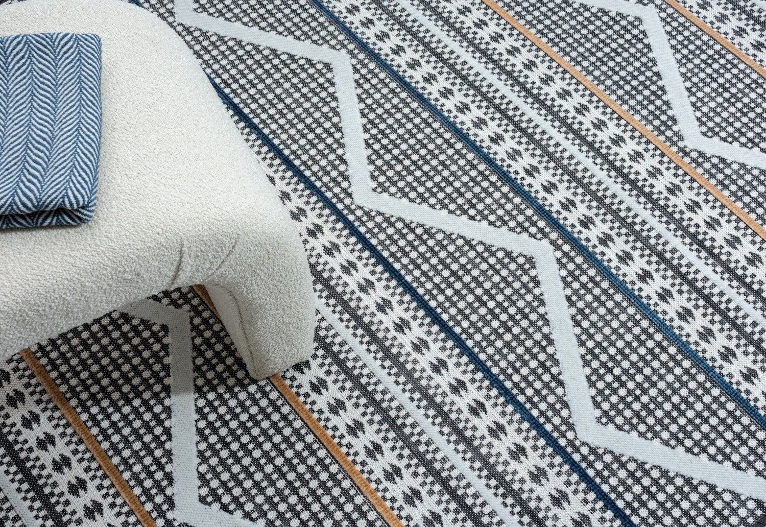 Myflair Möbel & Accessoires Teppich »Shadow Lagerräumung«, rechteckig, 8 mm Höhe, modernes Design, Outdoor geeignet, Balkon, Terrasse