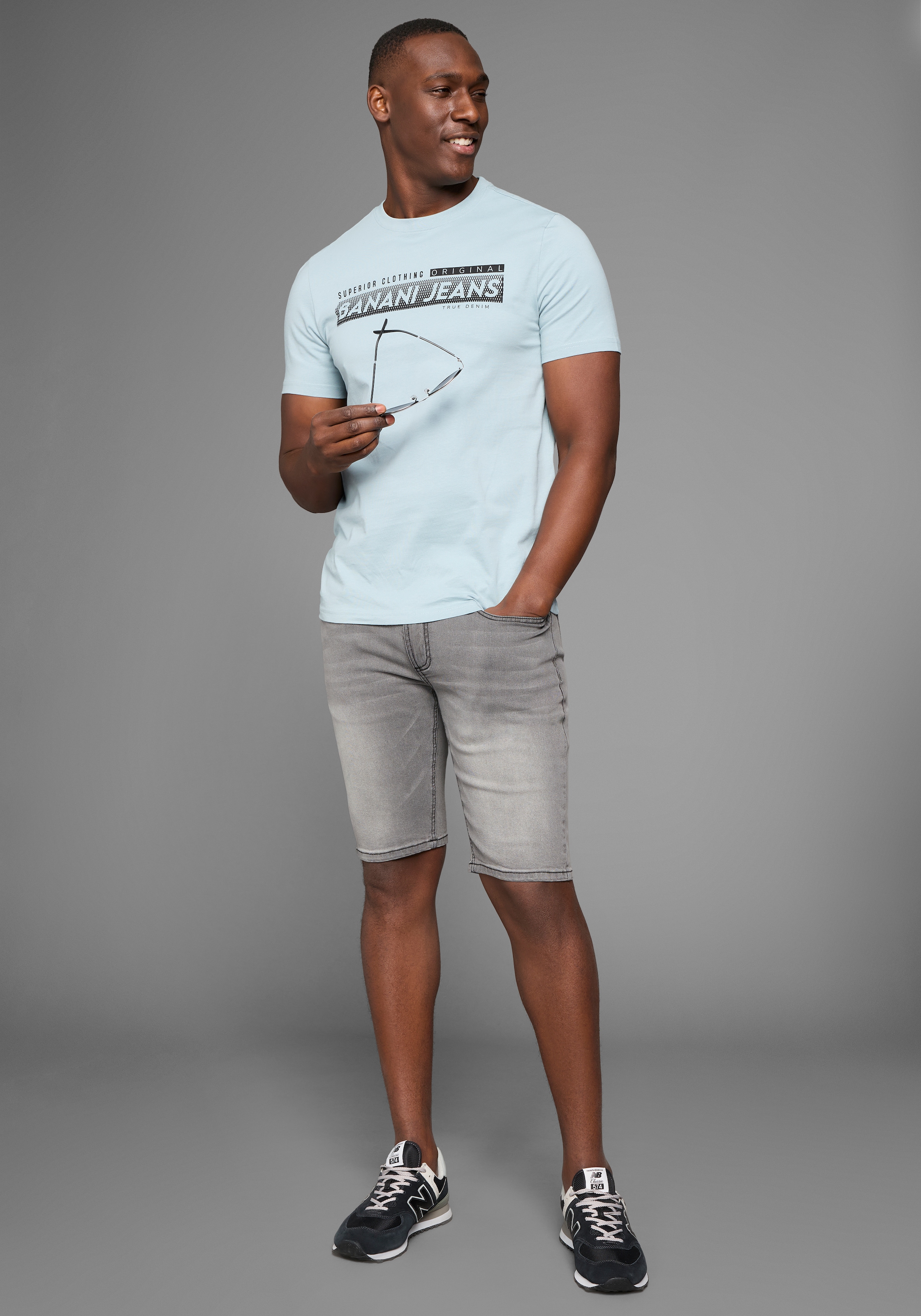 Bruno Banani Jeansshorts »Hutch-Shorts«, niedrige Leibhöhe