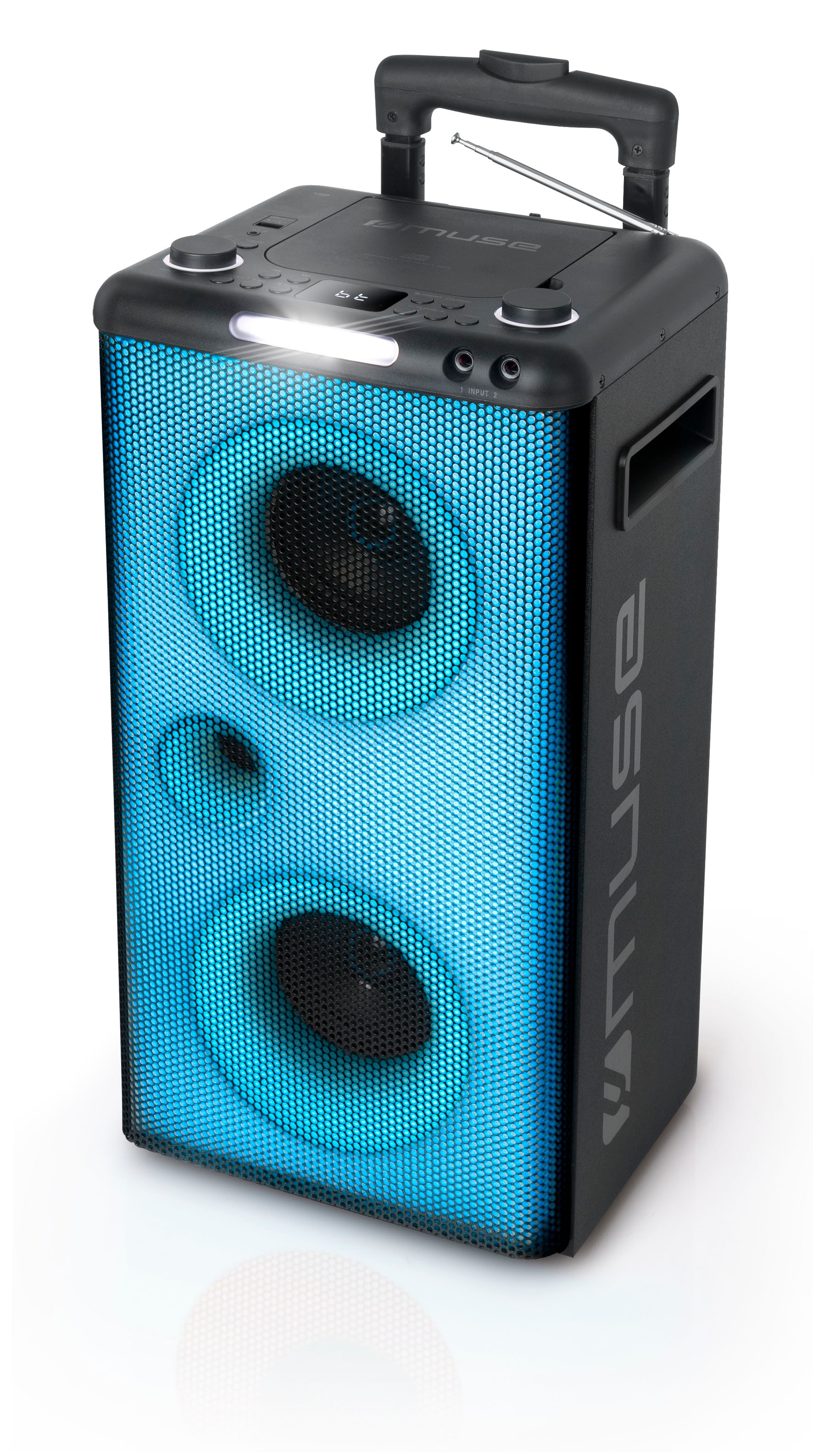 Muse MP3-Player »M-1928 DJ«, Bluetooth Party Box Lautsprecher