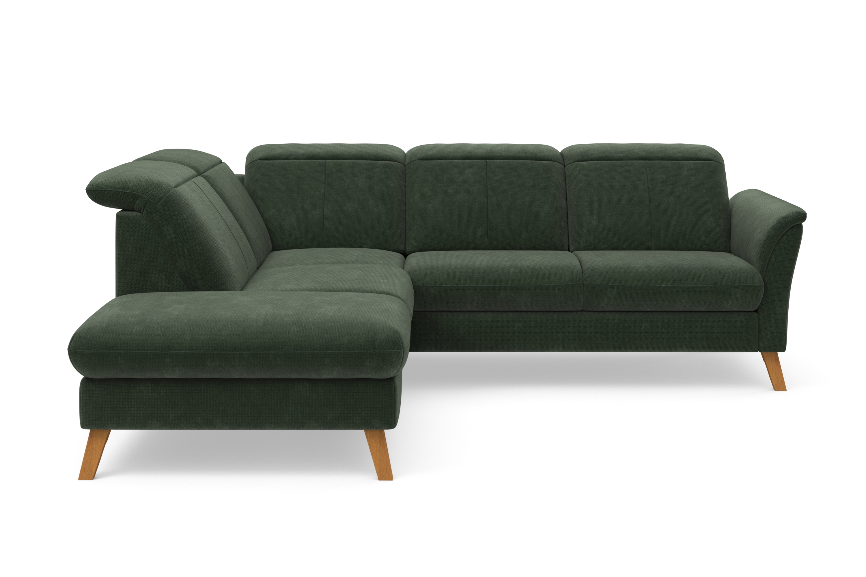 sit&more Ecksofa "Romero L-Form" wahlweise mit oder ohne TV-Funktion, Schlaffunktion, Bettkasten