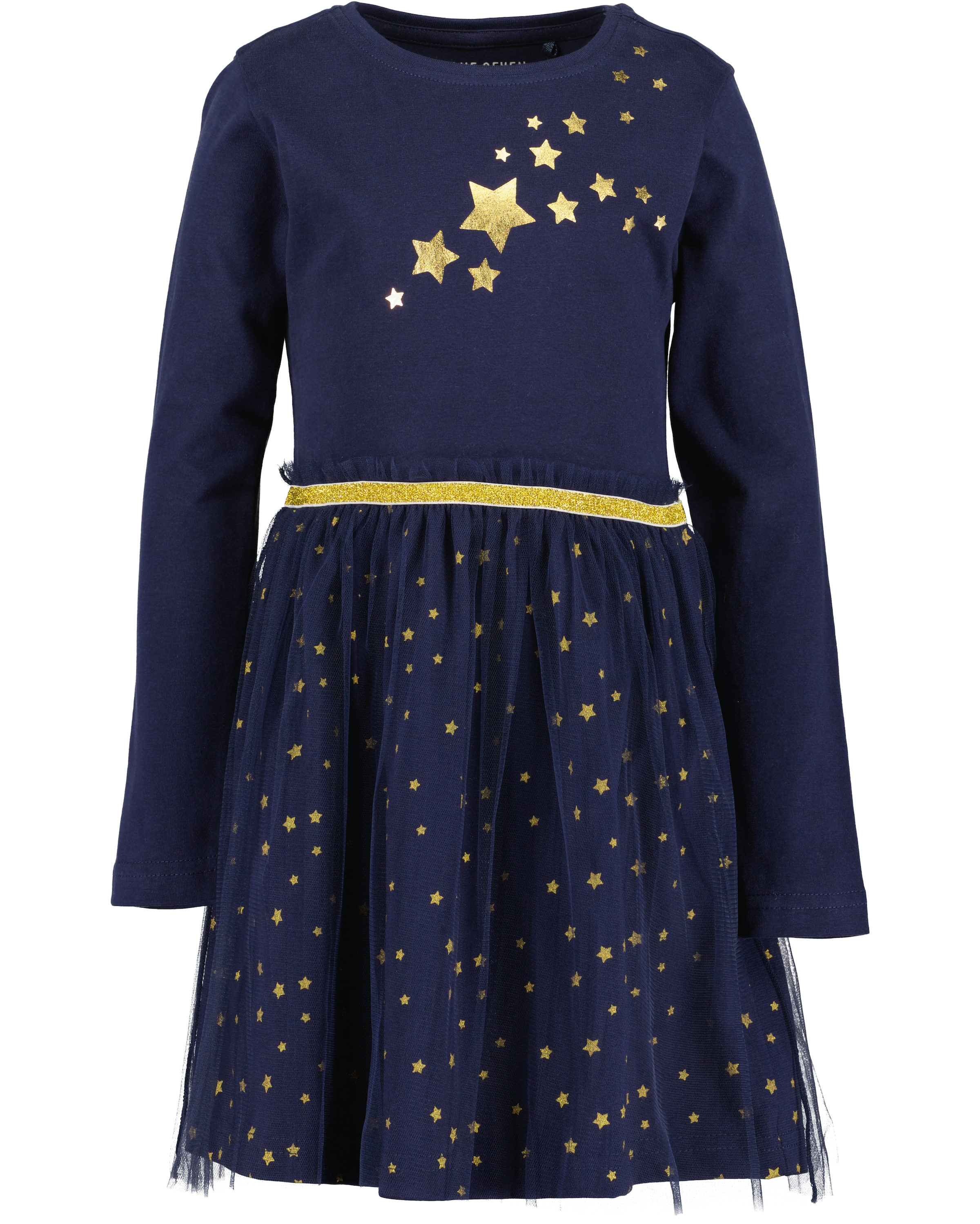 Blue Seven Jerseykleid mit Tüll-Überrock und tollen Glitzerdetails
