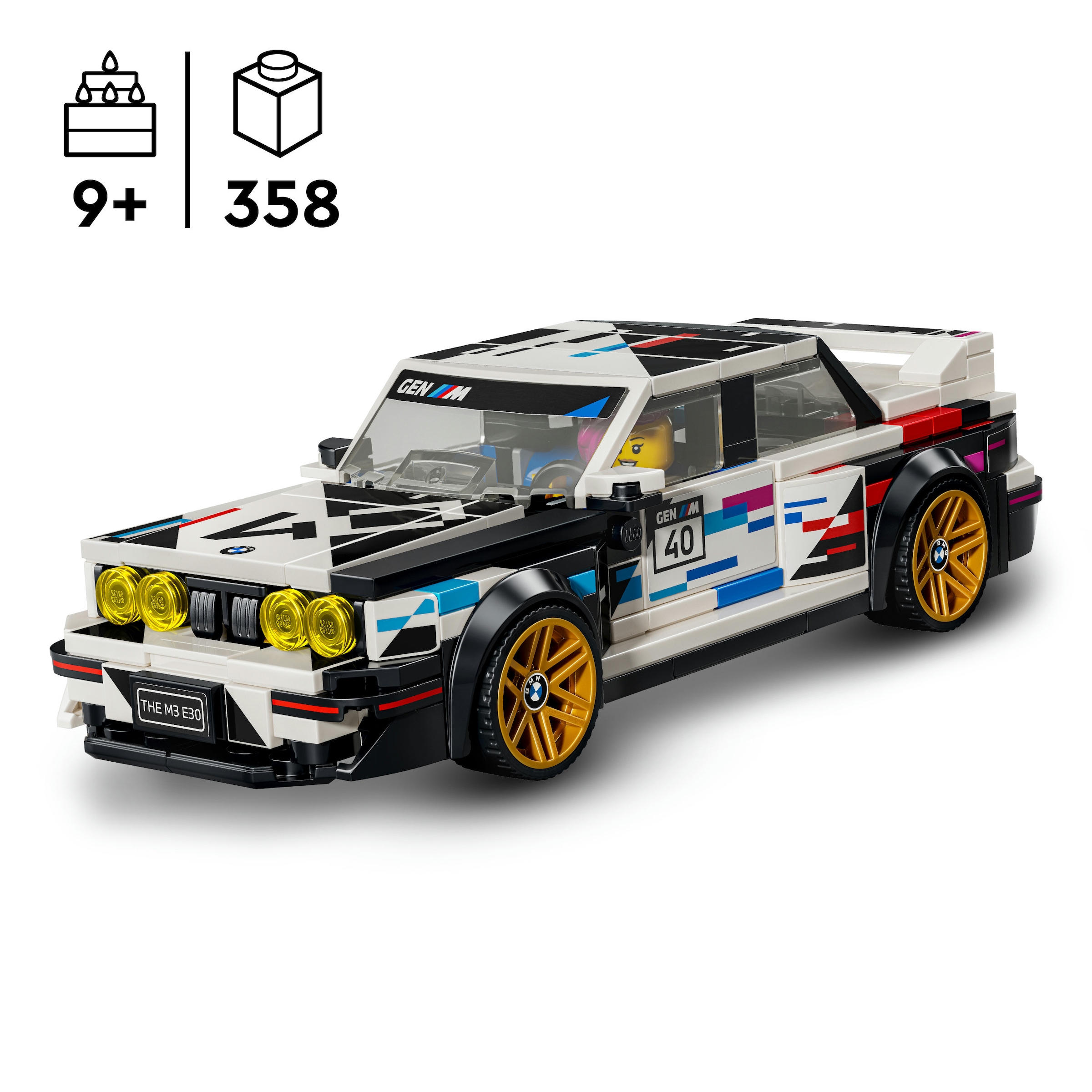 LEGO® Konstruktionsspielsteine »BMW M3 (E30) (77263), LEGO Speed Champions« Made in Europe