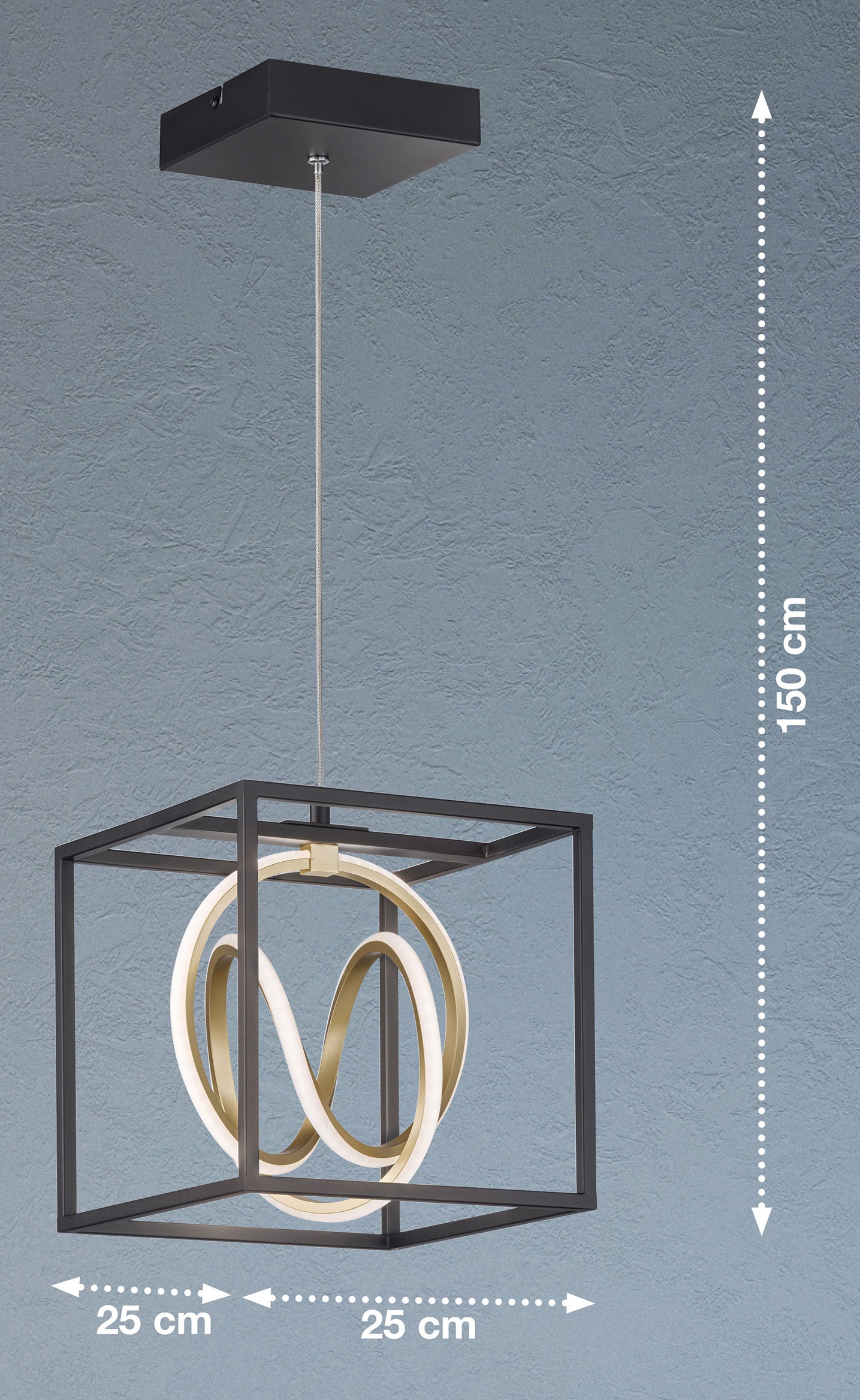 FISCHER & HONSEL LED Pendelleuchte »Gisi«, 1 flammig, Leuchtmittel LED-Modul | LED fest integriert