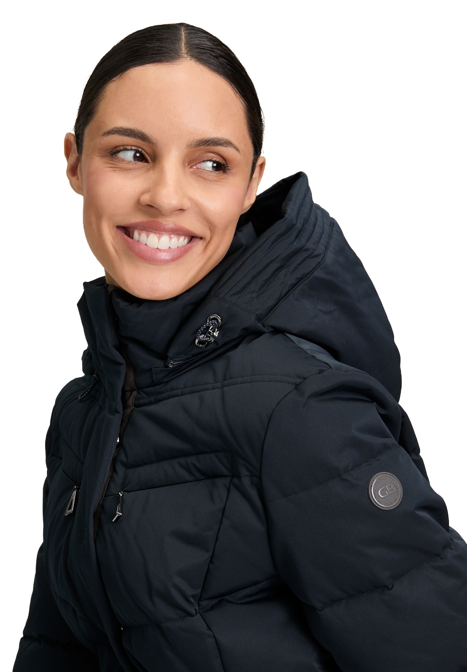 Gil Bret Steppjacke, mit Kapuze, mit Kapuze
