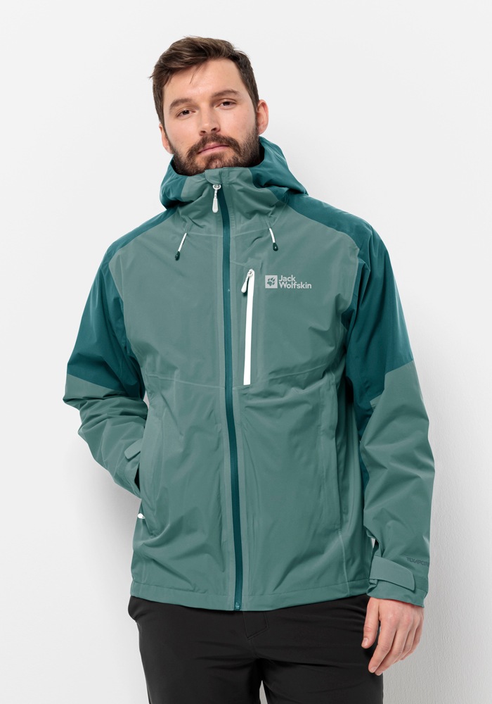 Jack Wolfskin Funktionsjacke »EAGLE PEAK 2L JKT M«, mit Kapuze