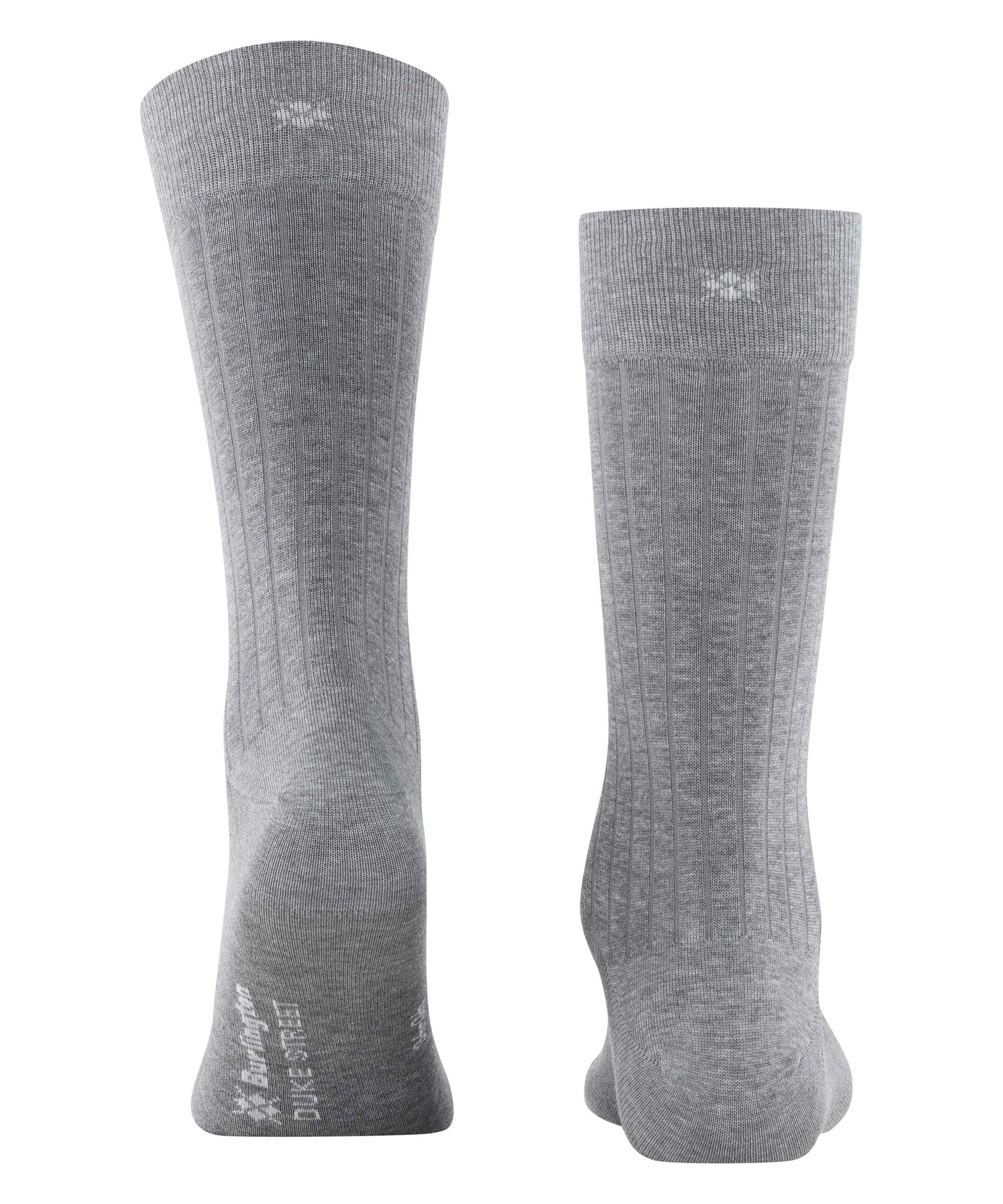 Burlington Socken »Duke Street« Einheitsgröße 40-46, Rippenstruktur, Cotton-Mix