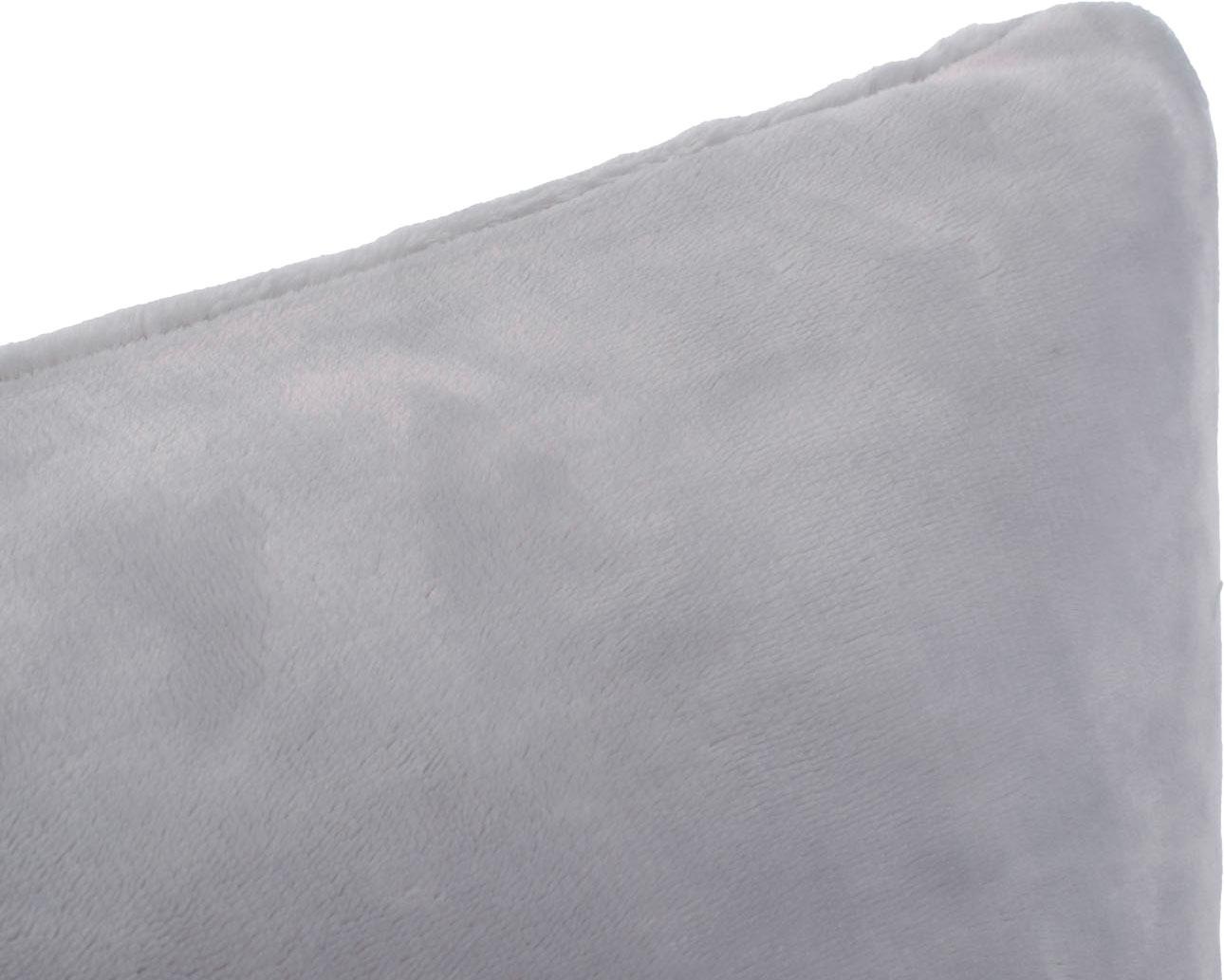 Gözze Dekokissen »Premium Cashmere-Feeling Kissen«, passend zur Premium Cashmere-Feeling Decke, Kissenhüle mit Füllung