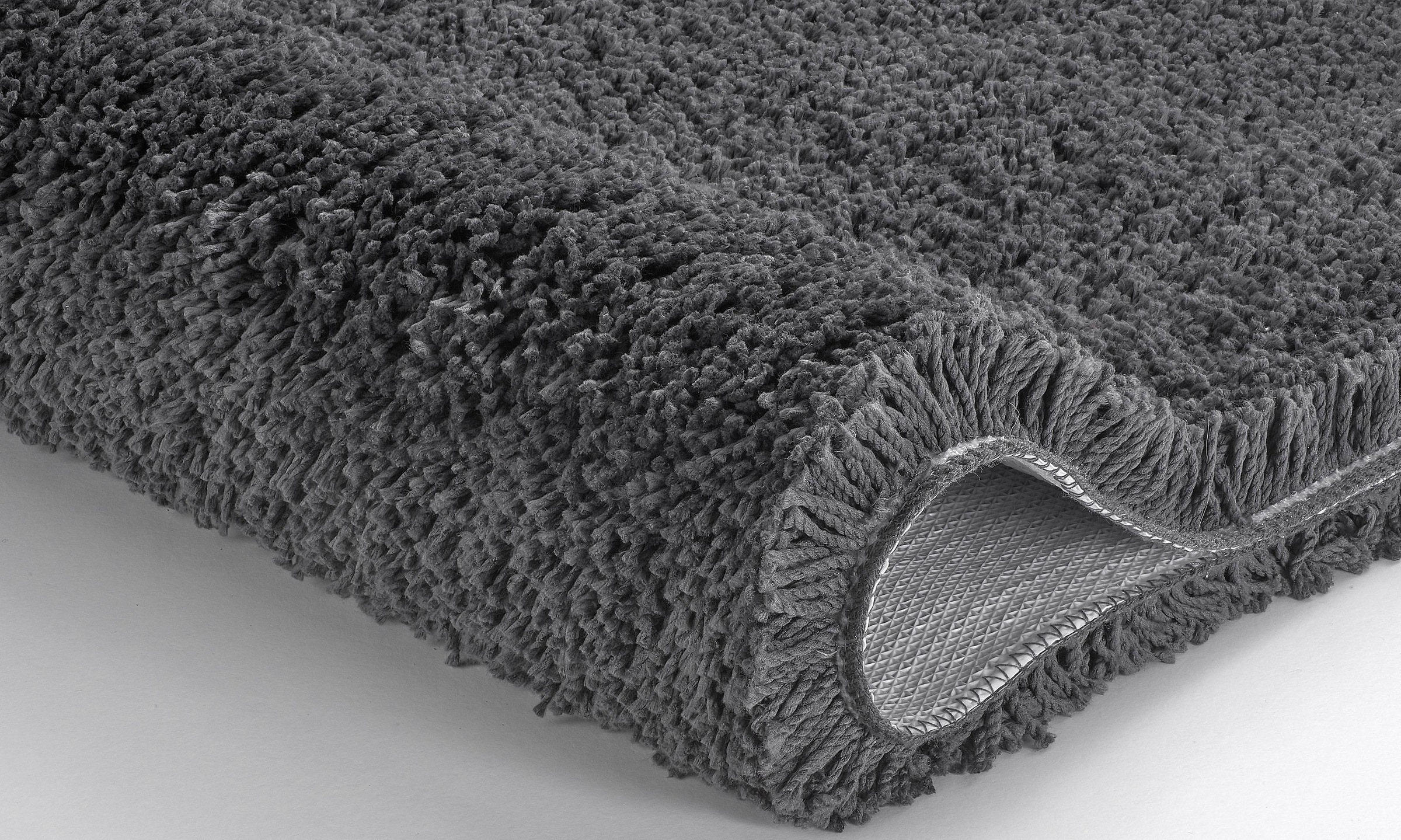 Kleine Wolke Badematte »Trend«, rutschhemmend beschichtet, schnell trocknend-fußbodenheizungsgeeignet, Badteppich, Uni Farben, waschbar