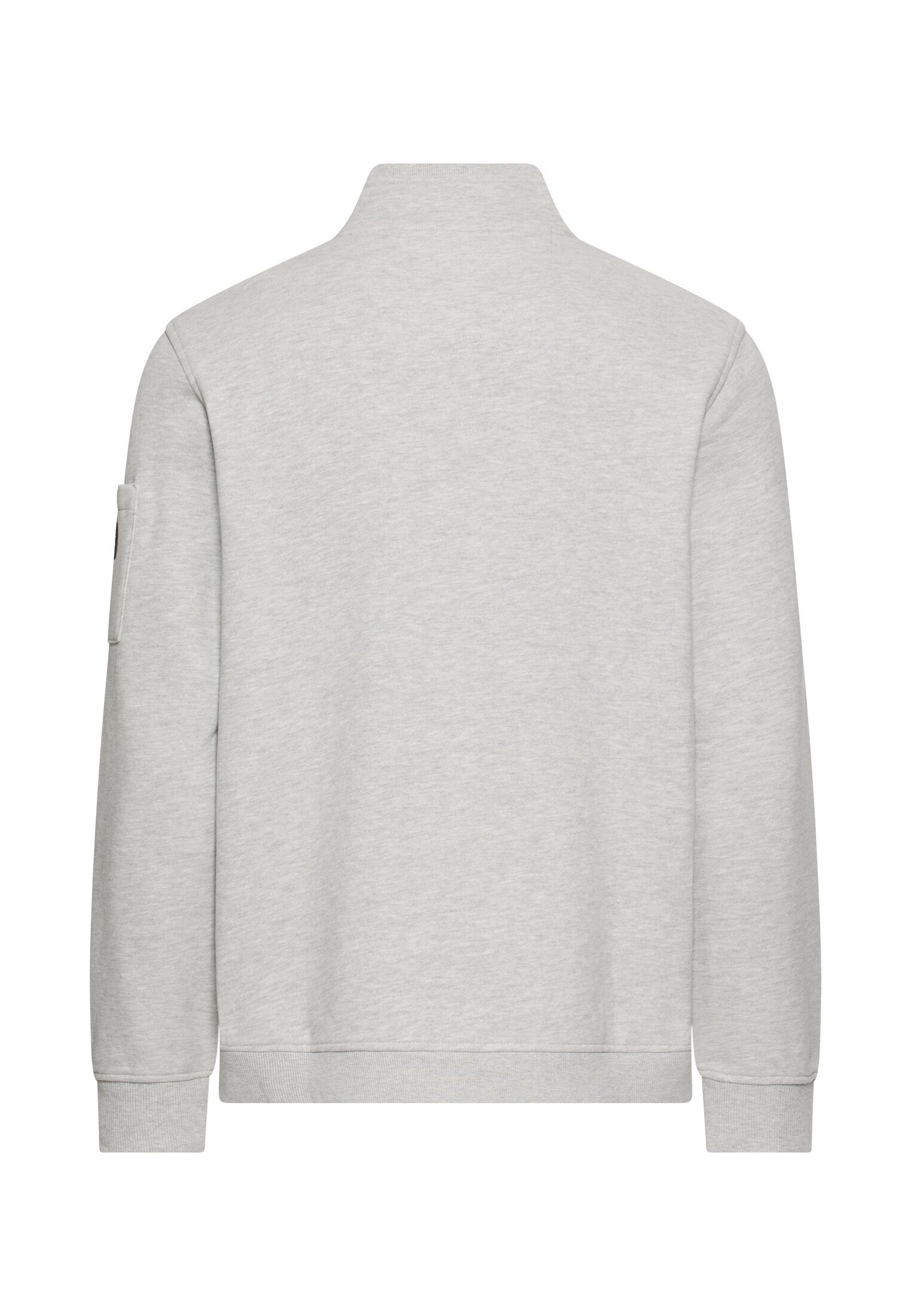 camel active Sweater , Sweat-Troyer mit Logo-Badges und Viskose
