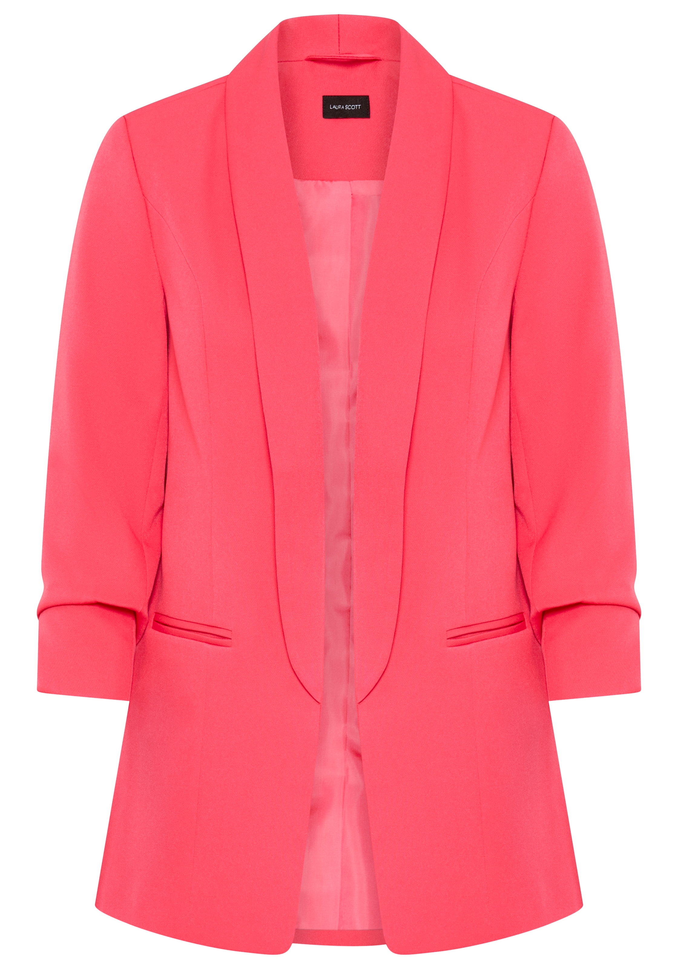 Laura Scott Longblazer mit gerafften Ärmeln