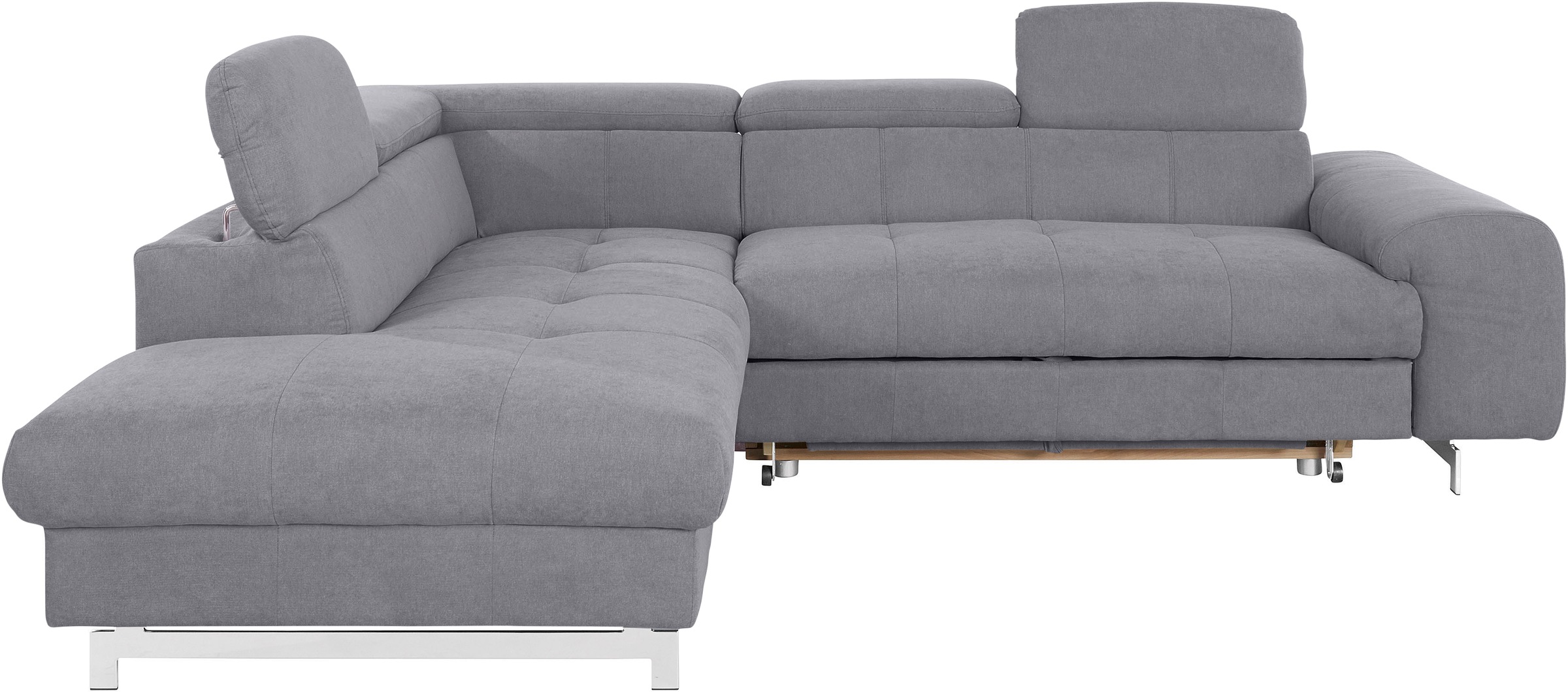 COTTA Ecksofa »Chef L-Form«, mit Kopfteilverstellung, wahlweise mit Bettfunktion