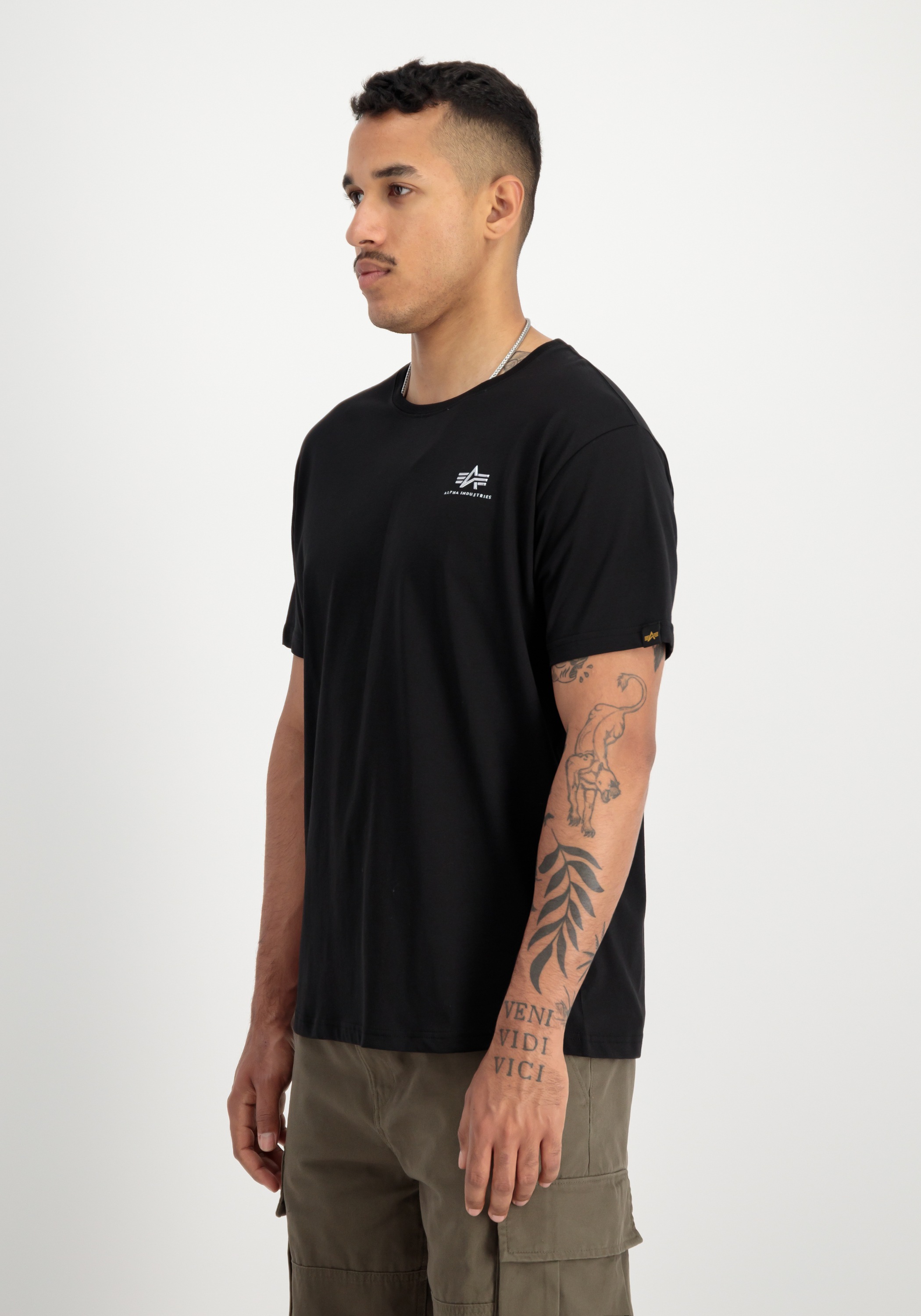 Alpha Industries T-Shirt »Alpha Industries Men - T-Shirts Basic T-Shirt SL TPU«