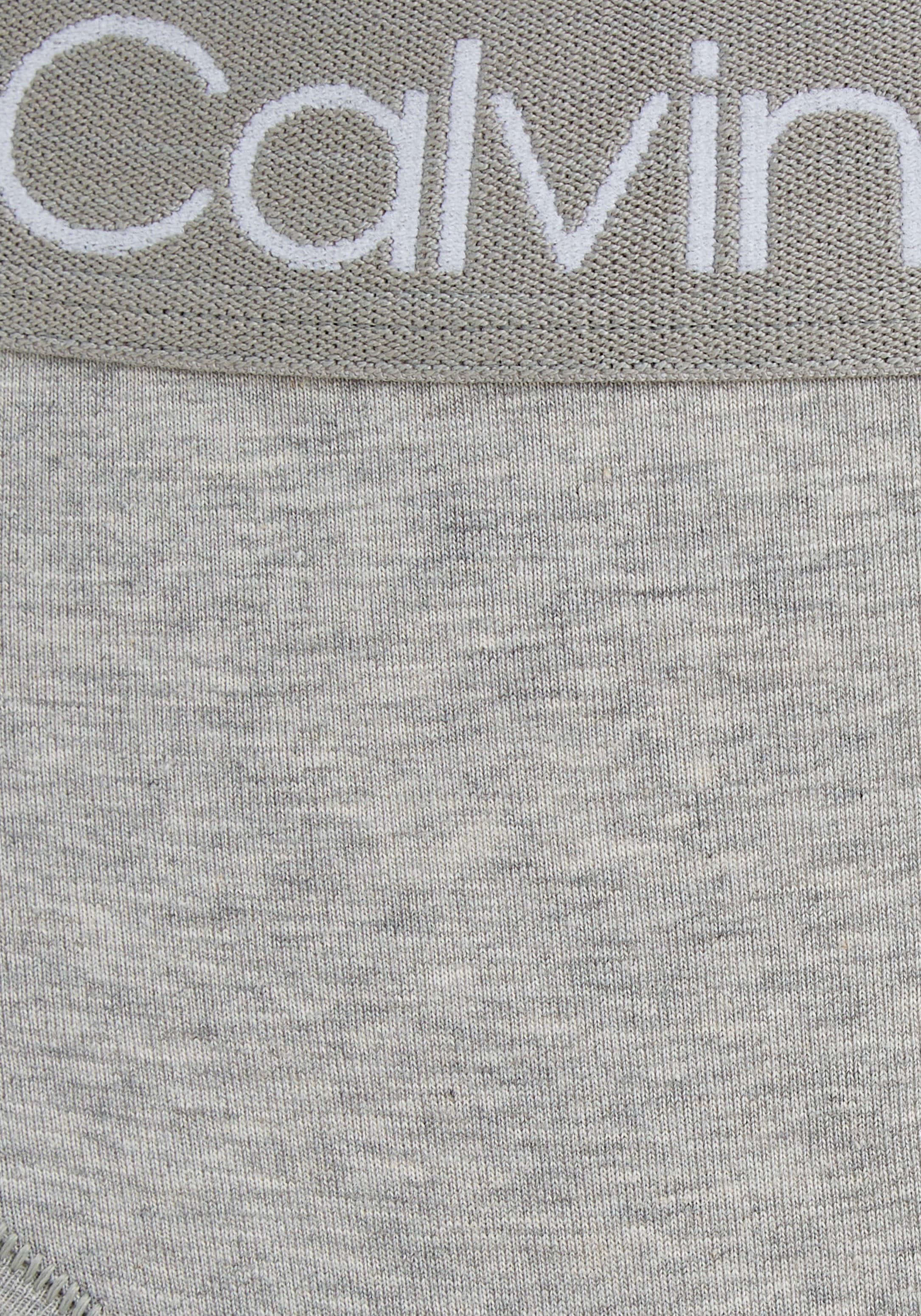 Calvin Klein T-String »3PK HIGH WAIST THONG«, (Packung, 3 St., 3er-Pack),  mit klassischem Logobund bei OTTO