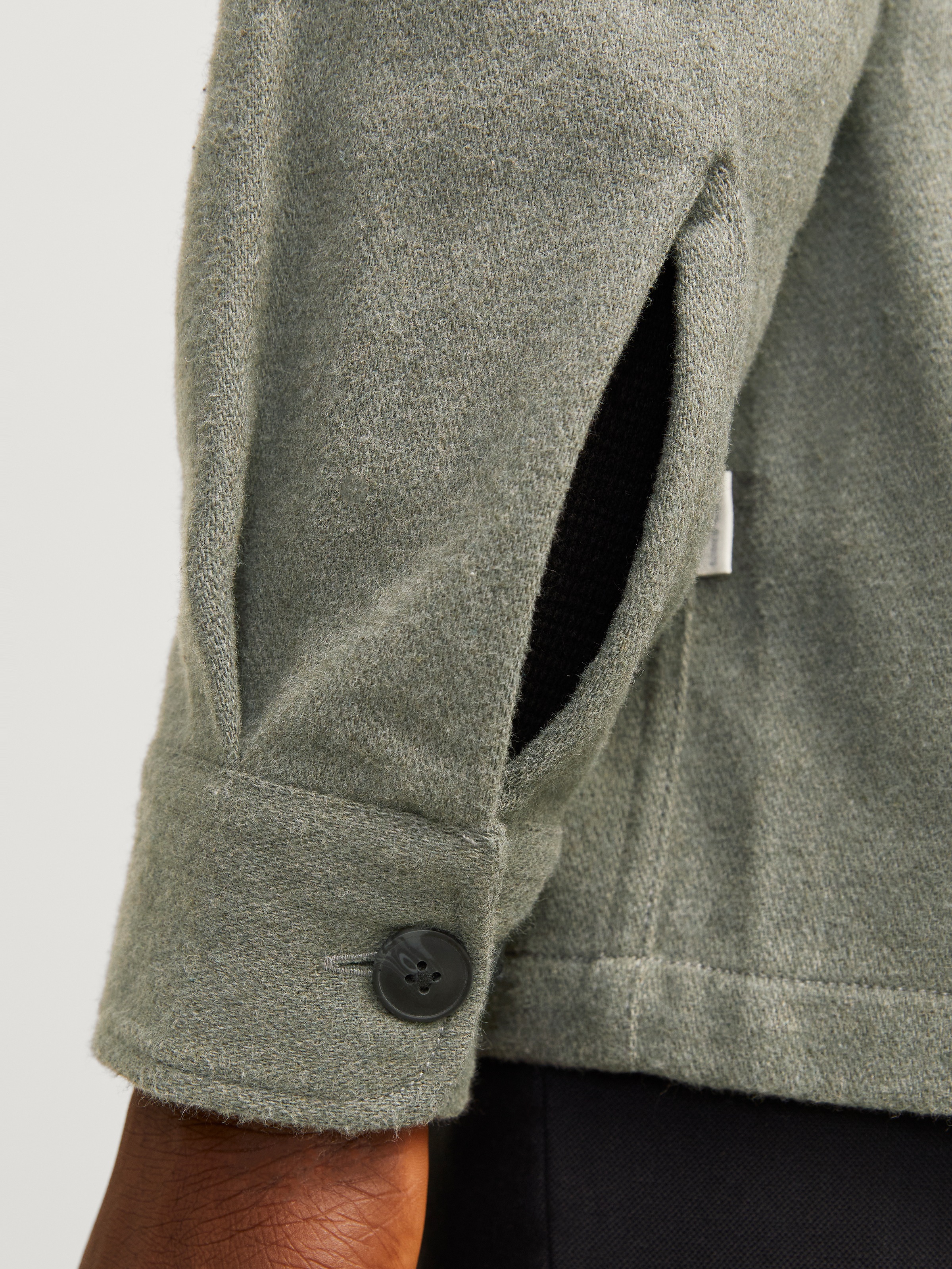 Jack & Jones Langarmhemd »JPRRAYMOND MELANGE SOLID LS OVERSHIRT SN«