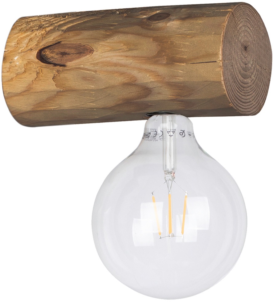 bei bestellen cm OTTO Wandleuchte 1 aus Kiefernholz Holzbalken massivem SIMPLE«, »TRABO 8-12 Light SPOT Ø flammig-flammig,