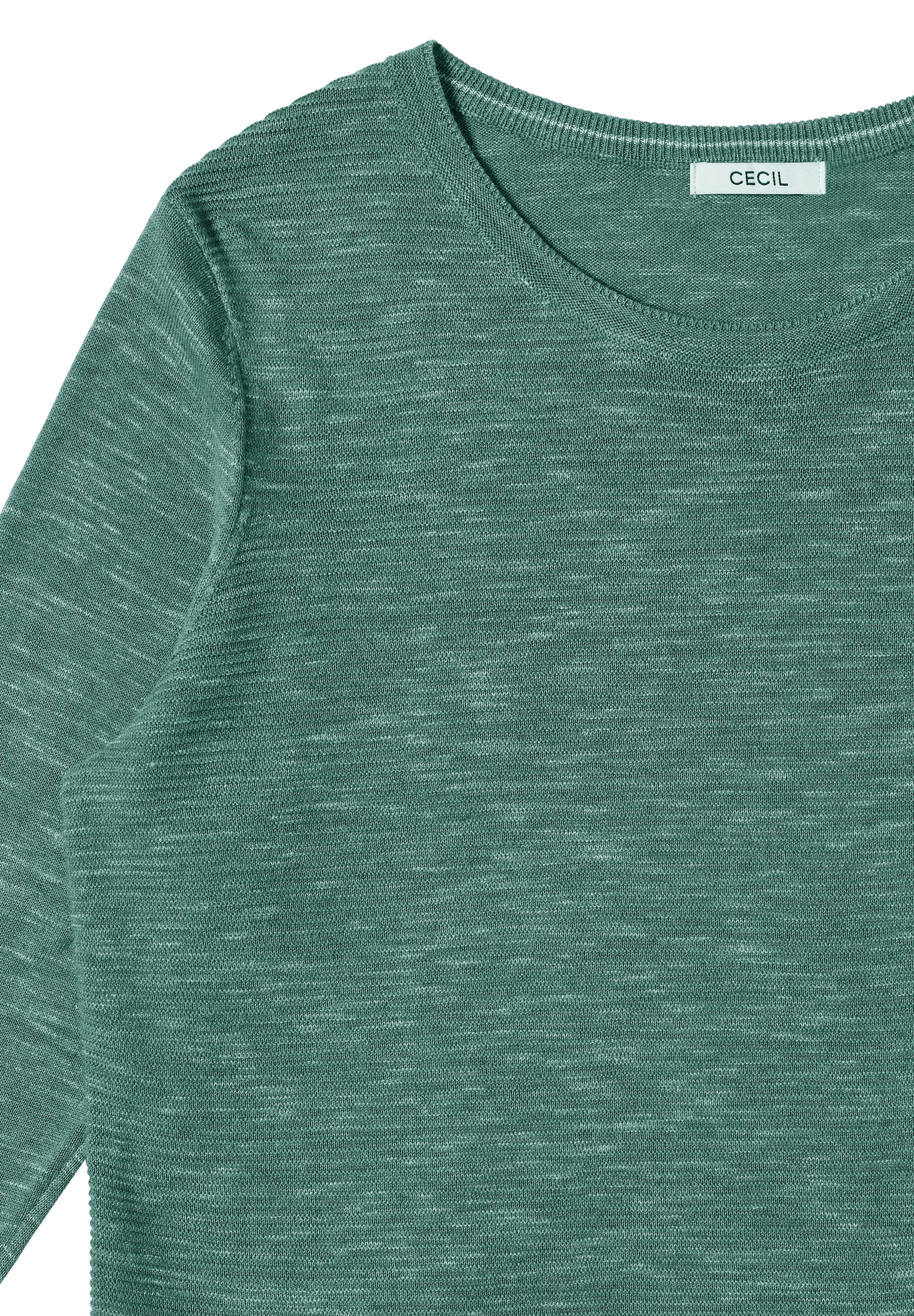 Cecil Rundhalspullover mit Struktur