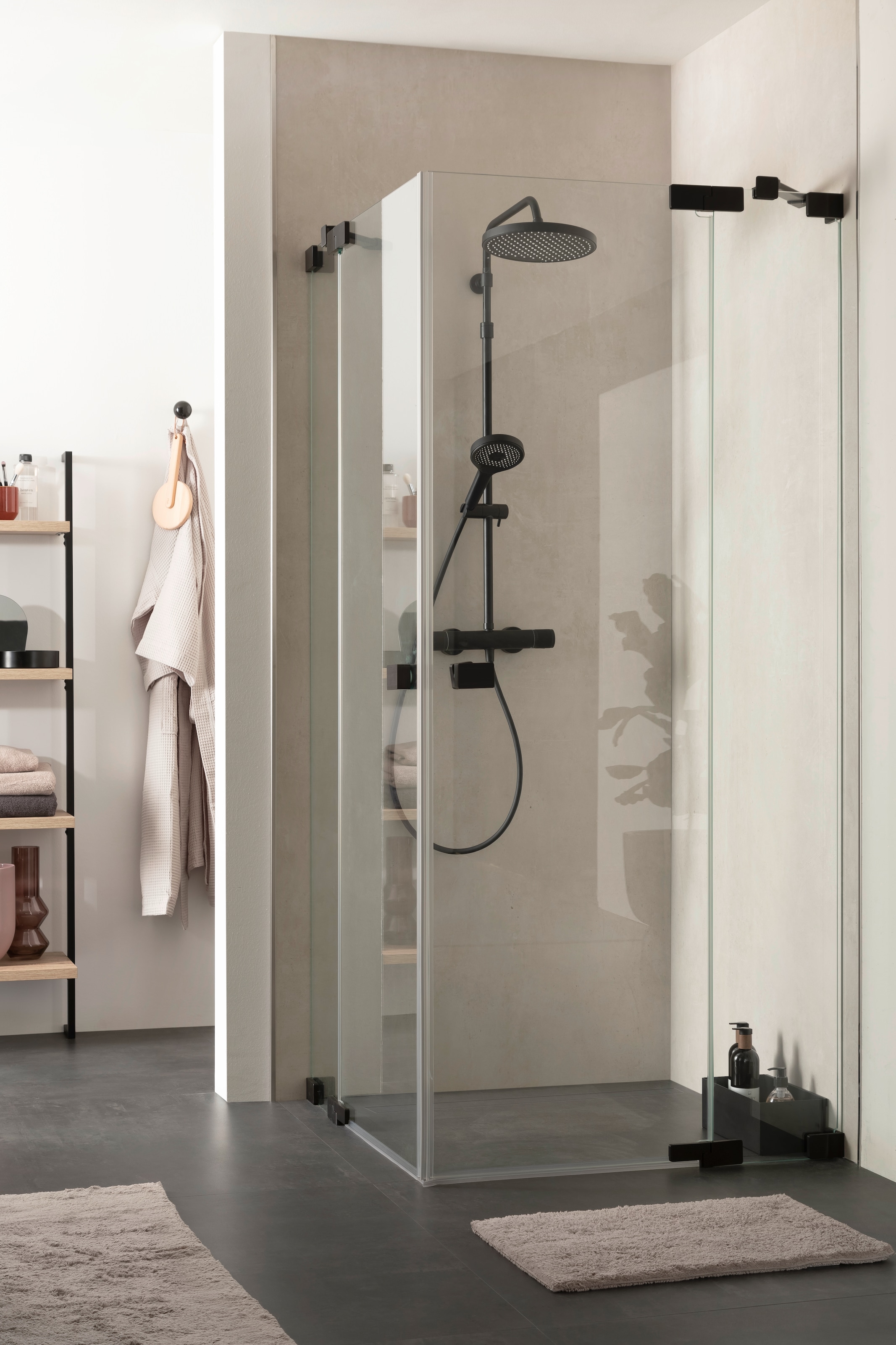 SCHÖNER WOHNEN-Kollektion Badematte »Bahamas  Uni« Höhe 30 mm fußbodenheizungsgeeignet beidseitig verwendbar