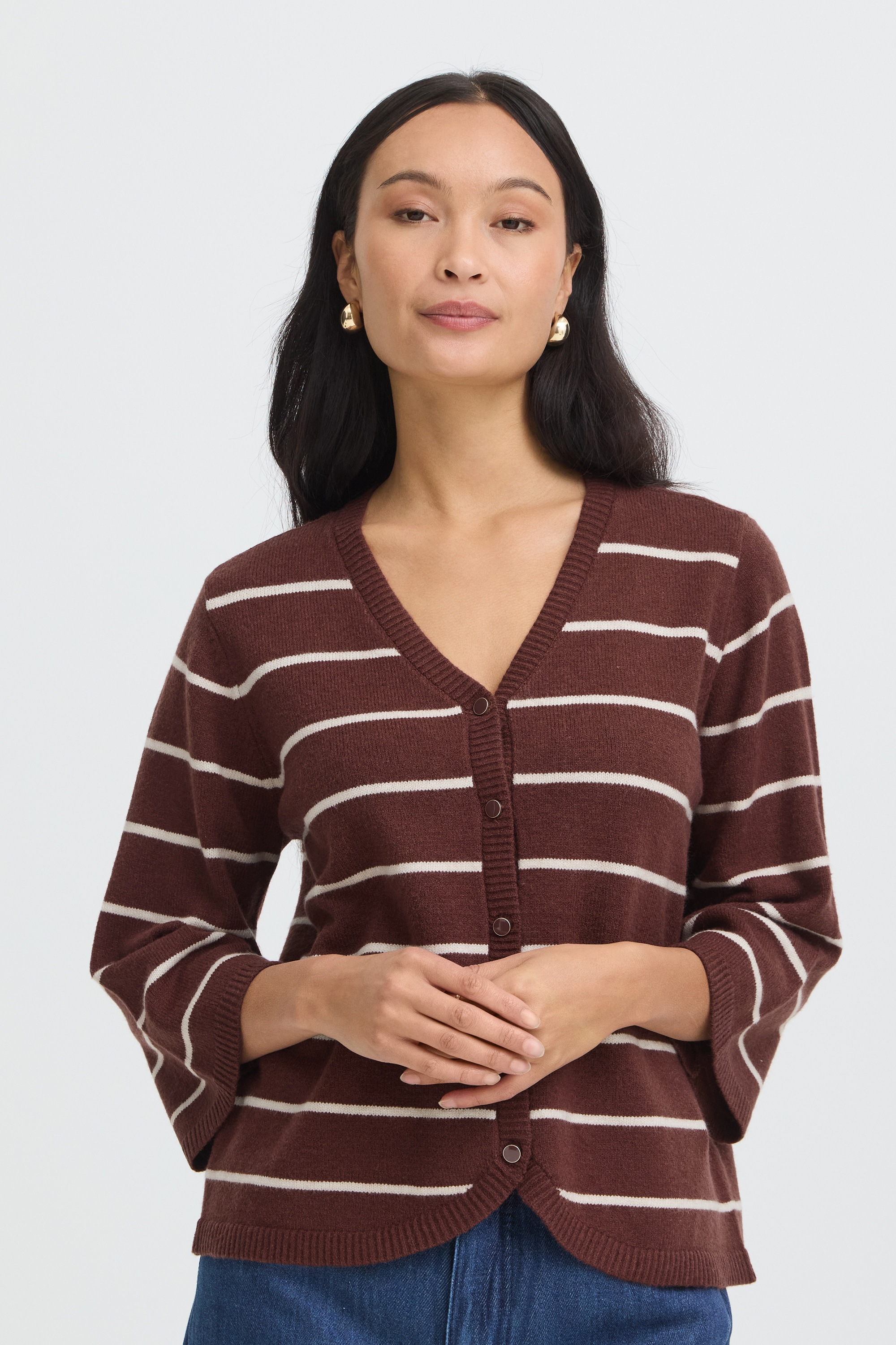 fransa Strickjacke »Damen Langarm FRBITTE«