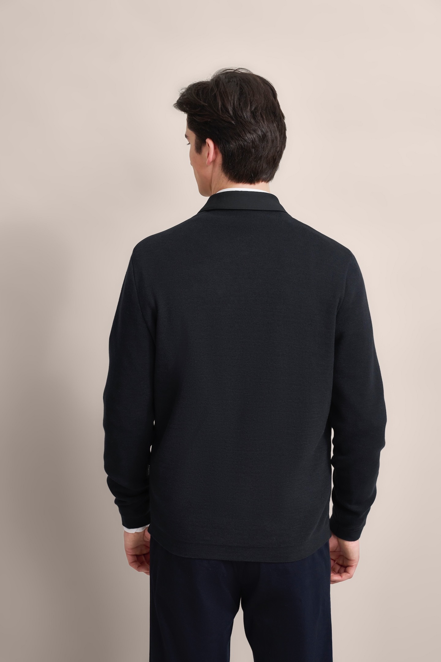 bugatti Strickjacke, mit Polokragen